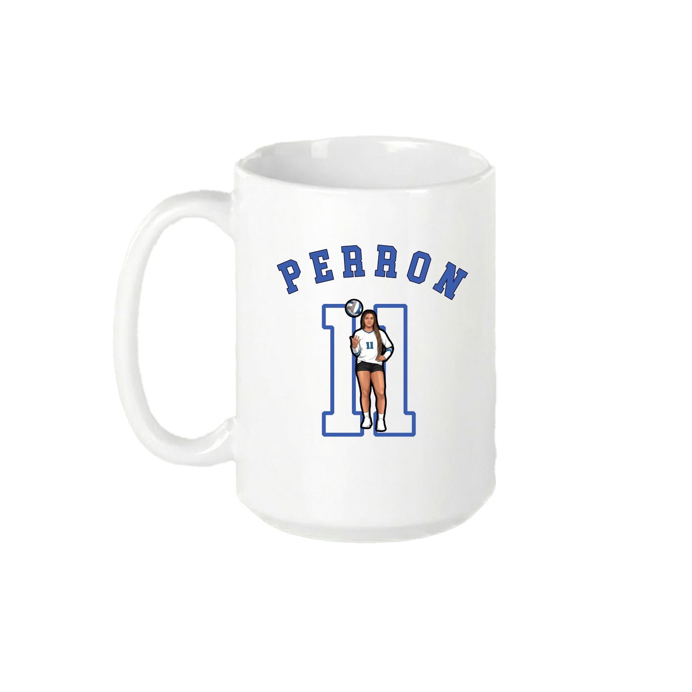 15oz Coffee Mug — Shirsey Arch in White