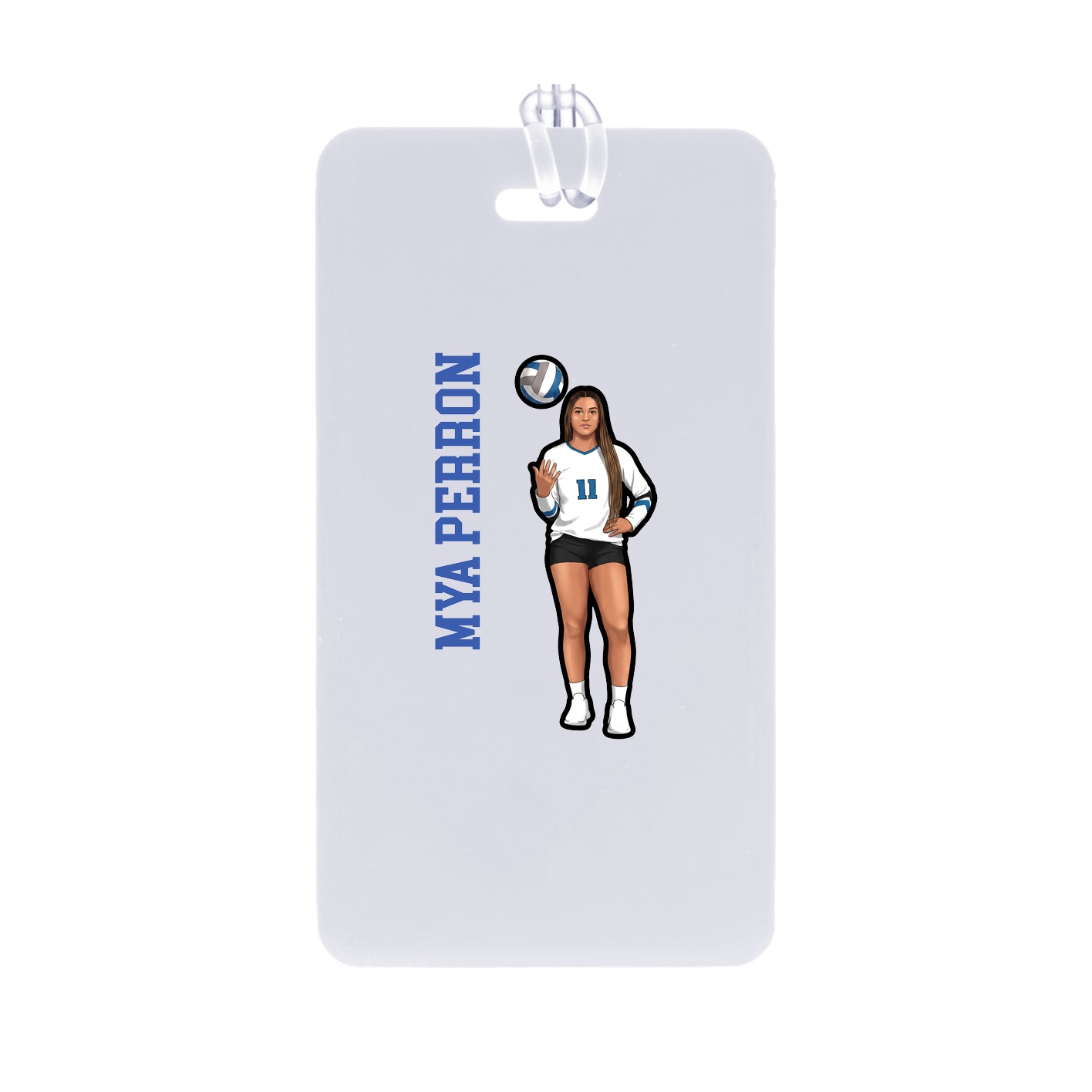 Bag Tag — Name Vertical in Classic