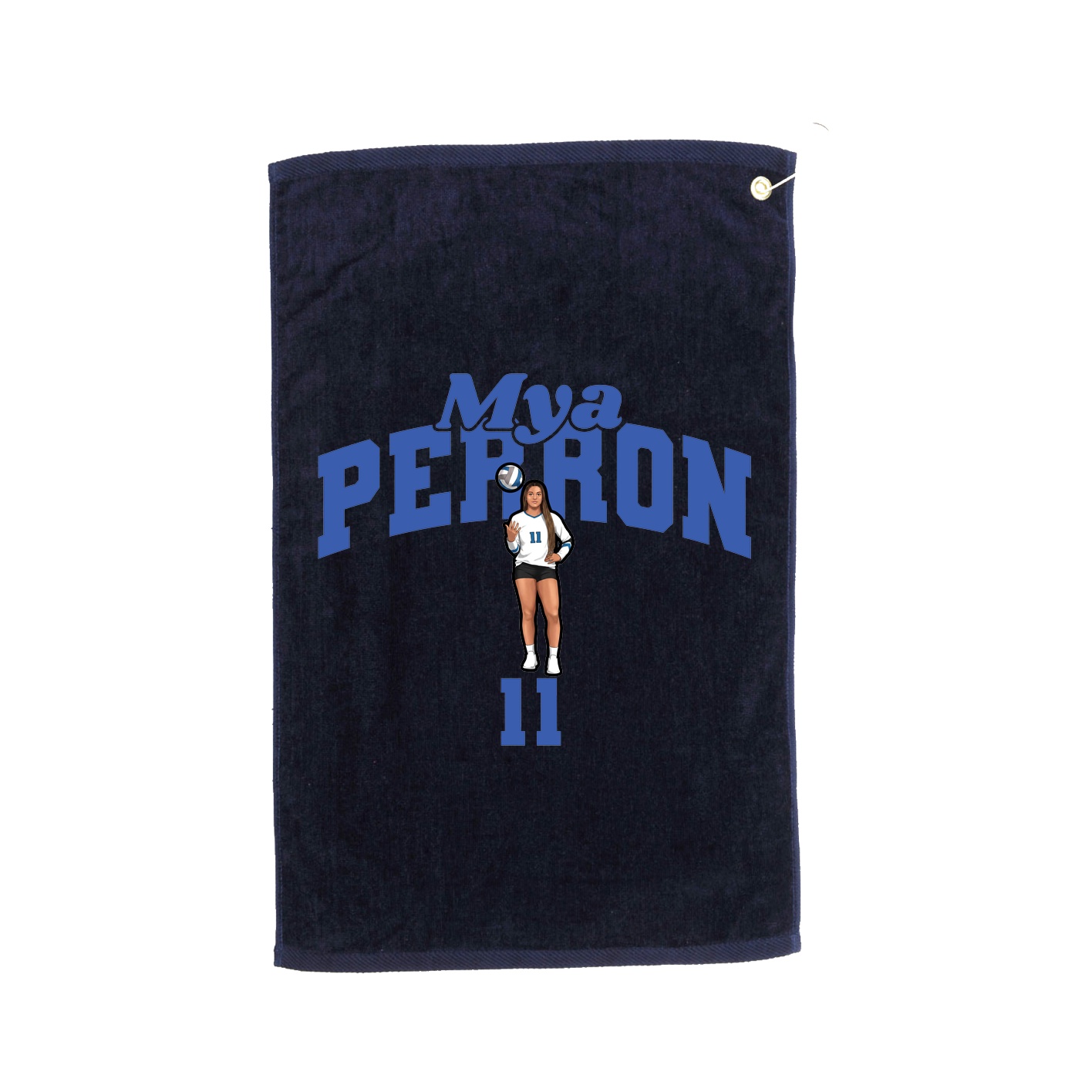Golf Towel — Signature Arch in Navy