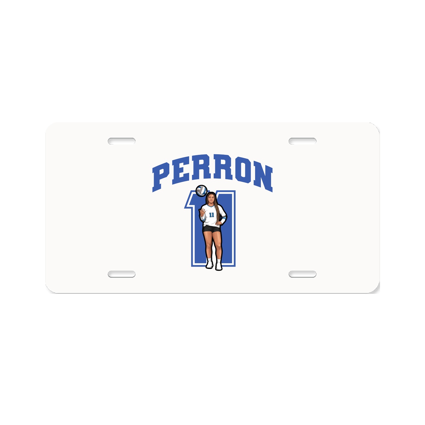 License Plate — Number in Classic