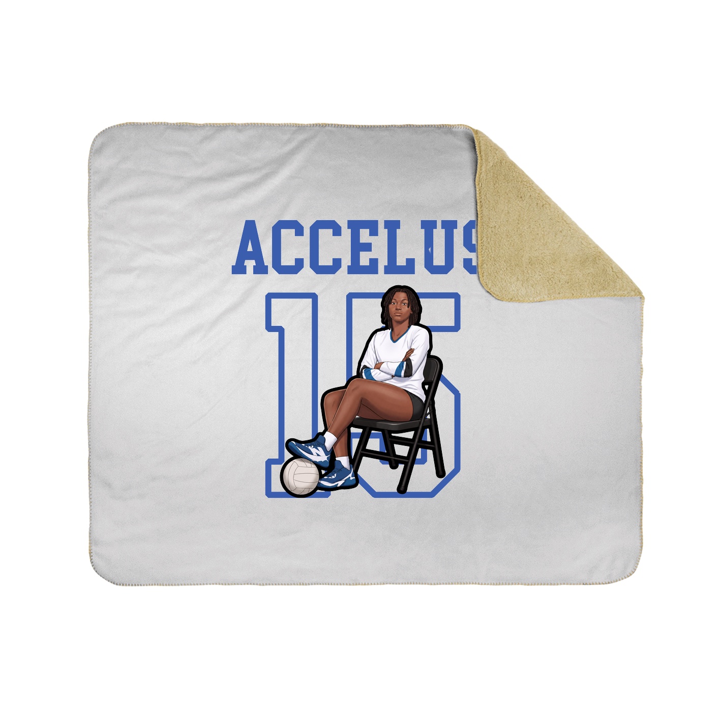 Throw Blanket — Shirsey in White