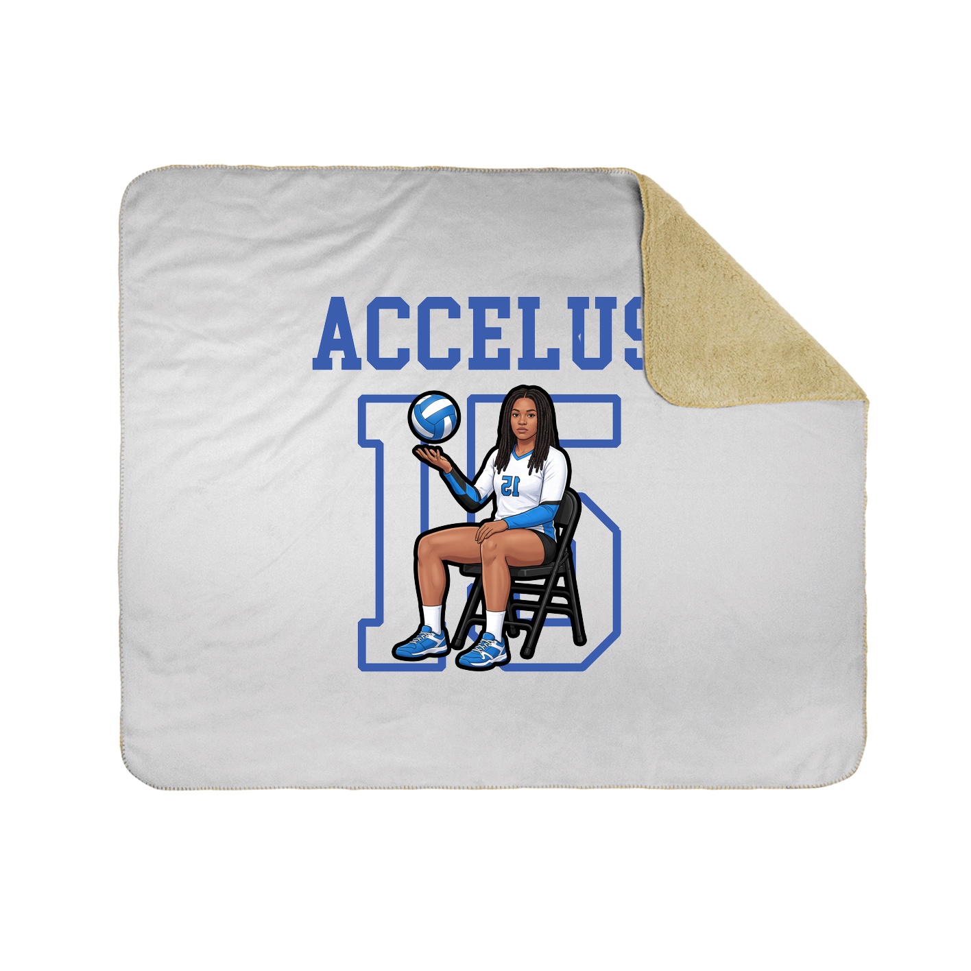 Throw Blanket — Shirsey in White