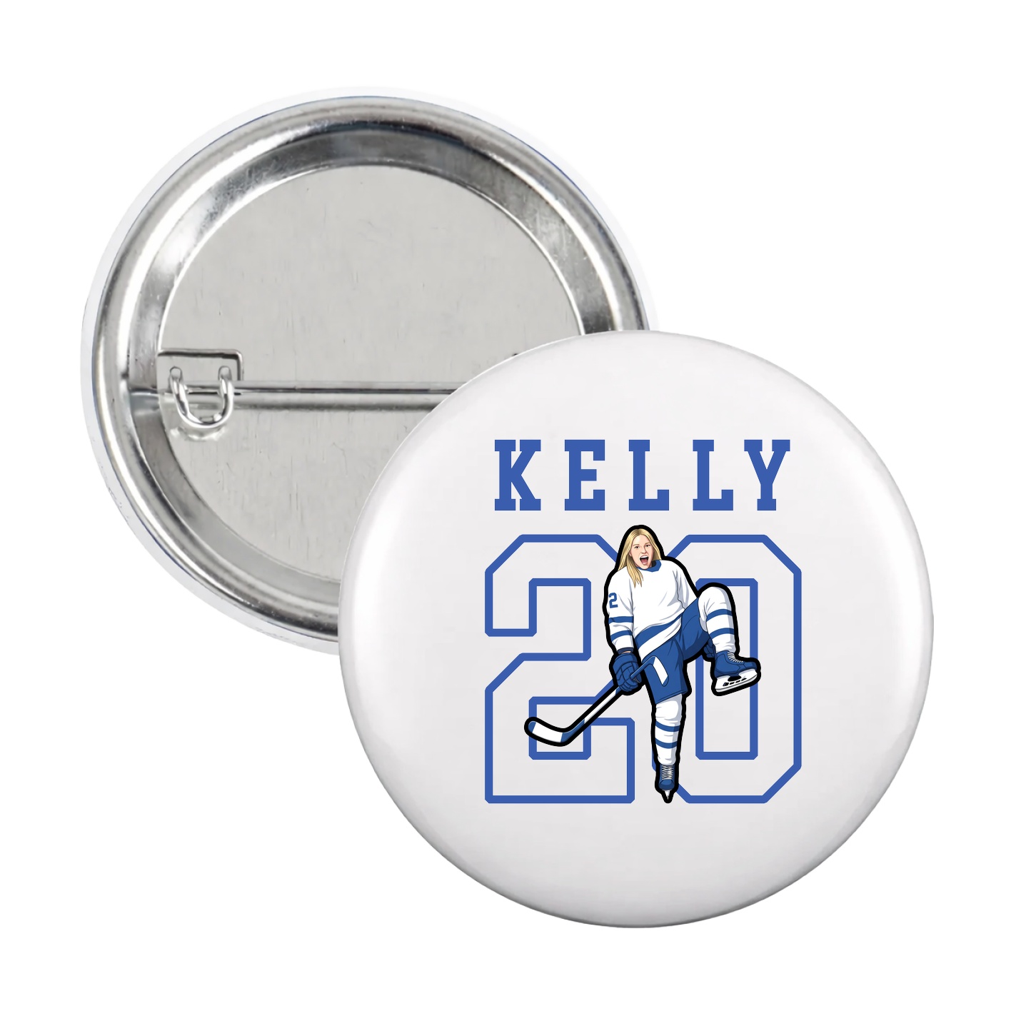 Game Day Button — Shirsey in White