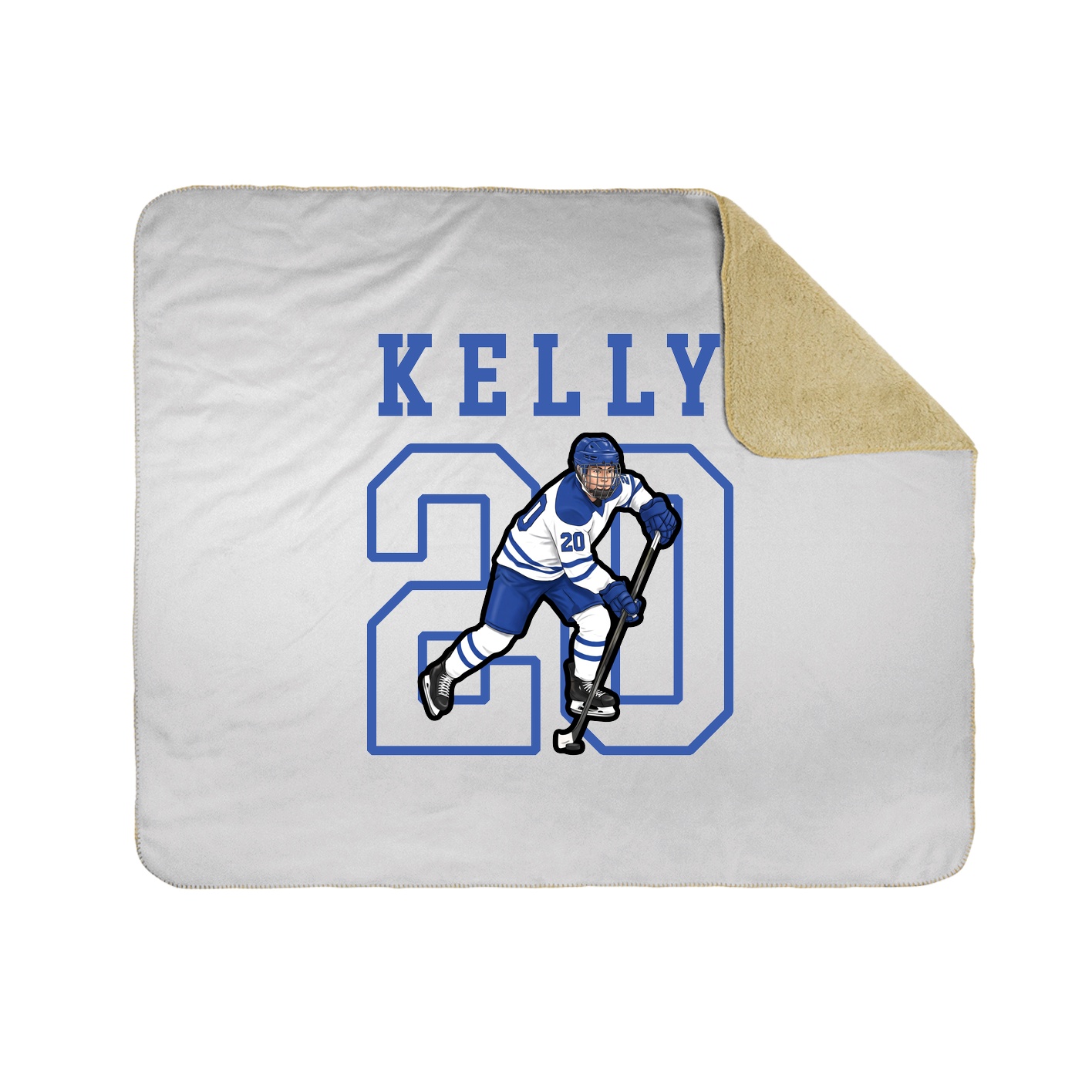 Throw Blanket — Shirsey in White
