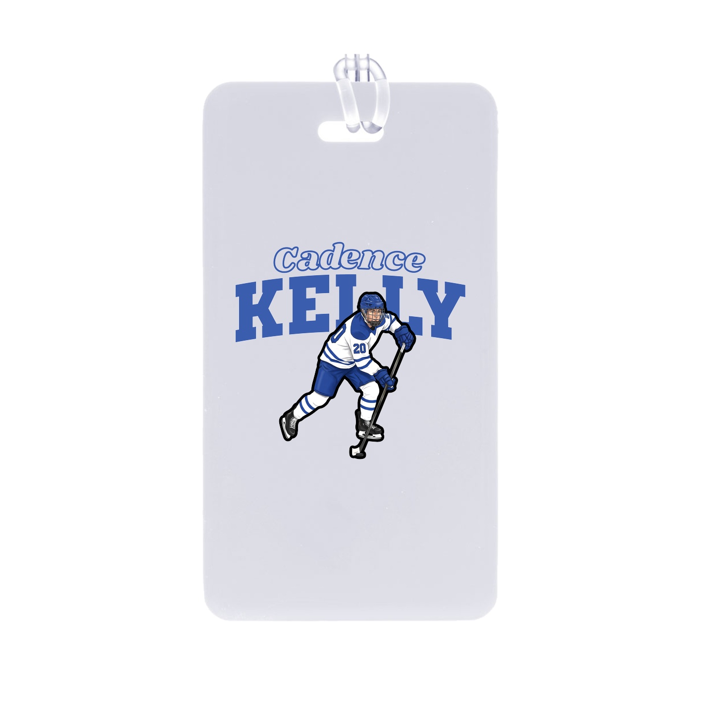 Bag Tag — Name Arch in Classic