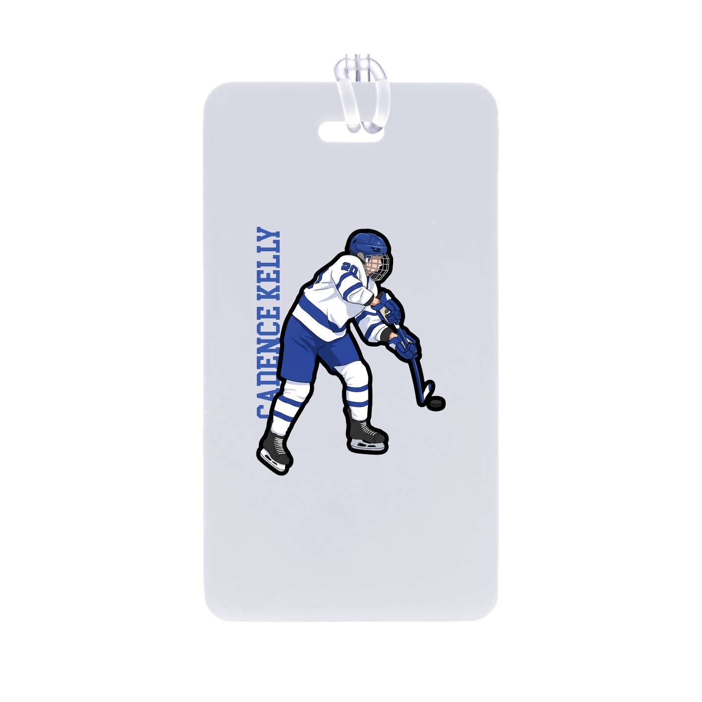 Bag Tag — Name Vertical in Classic
