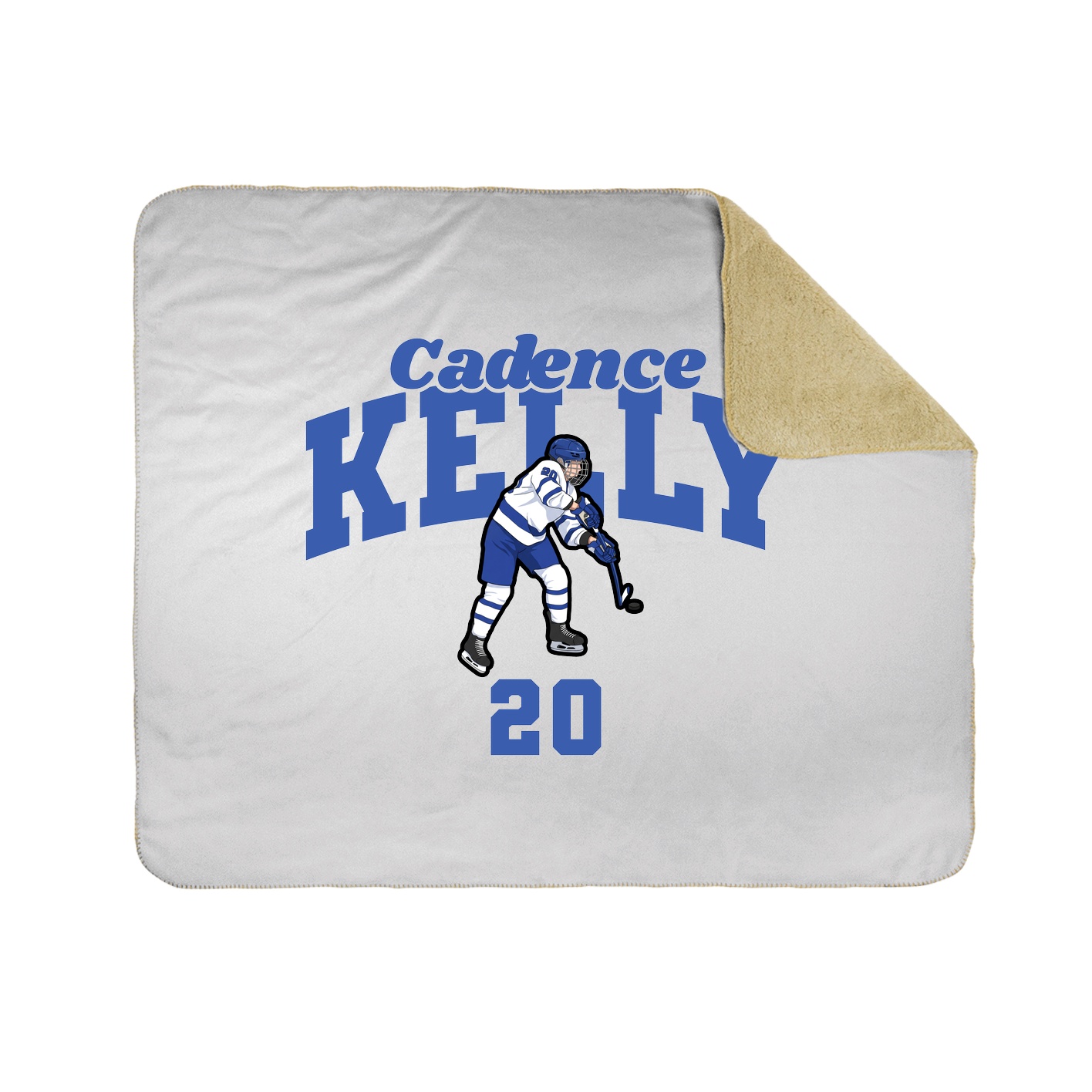 Throw Blanket — Signature Arch in White