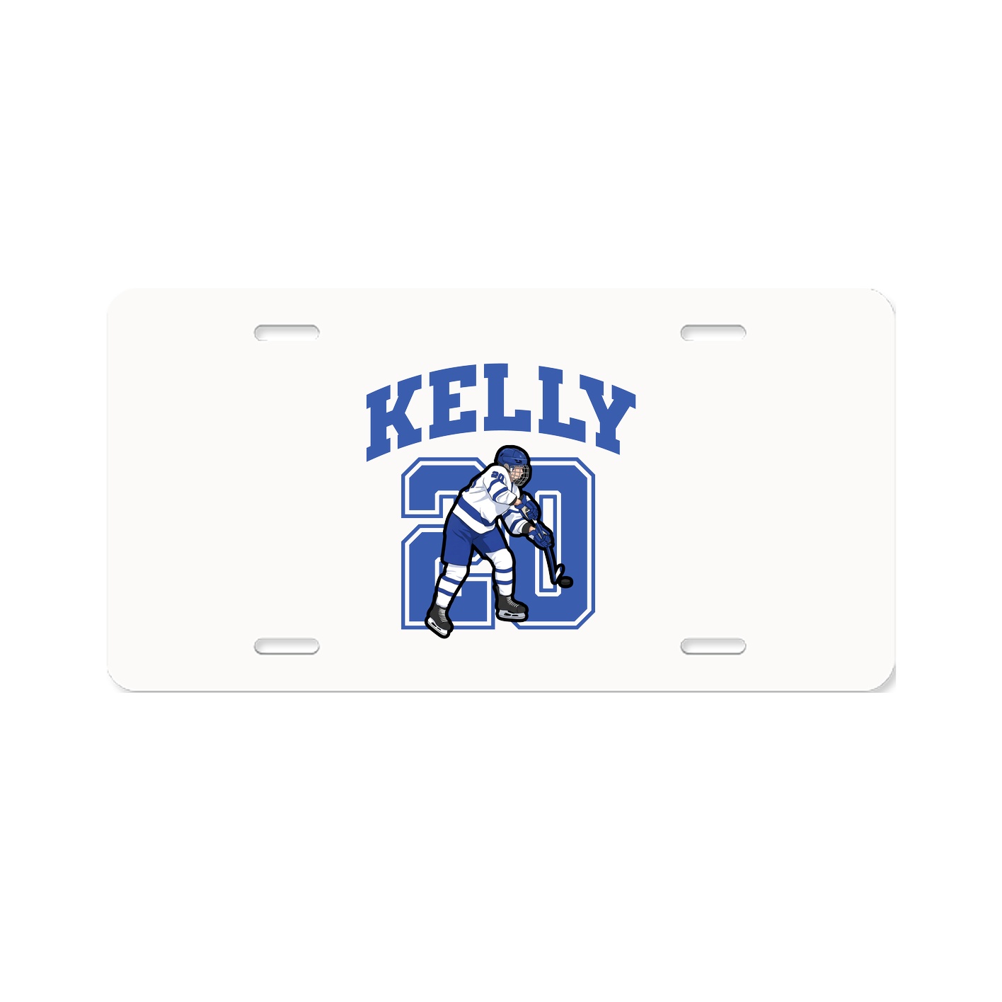 License Plate — Number in Classic
