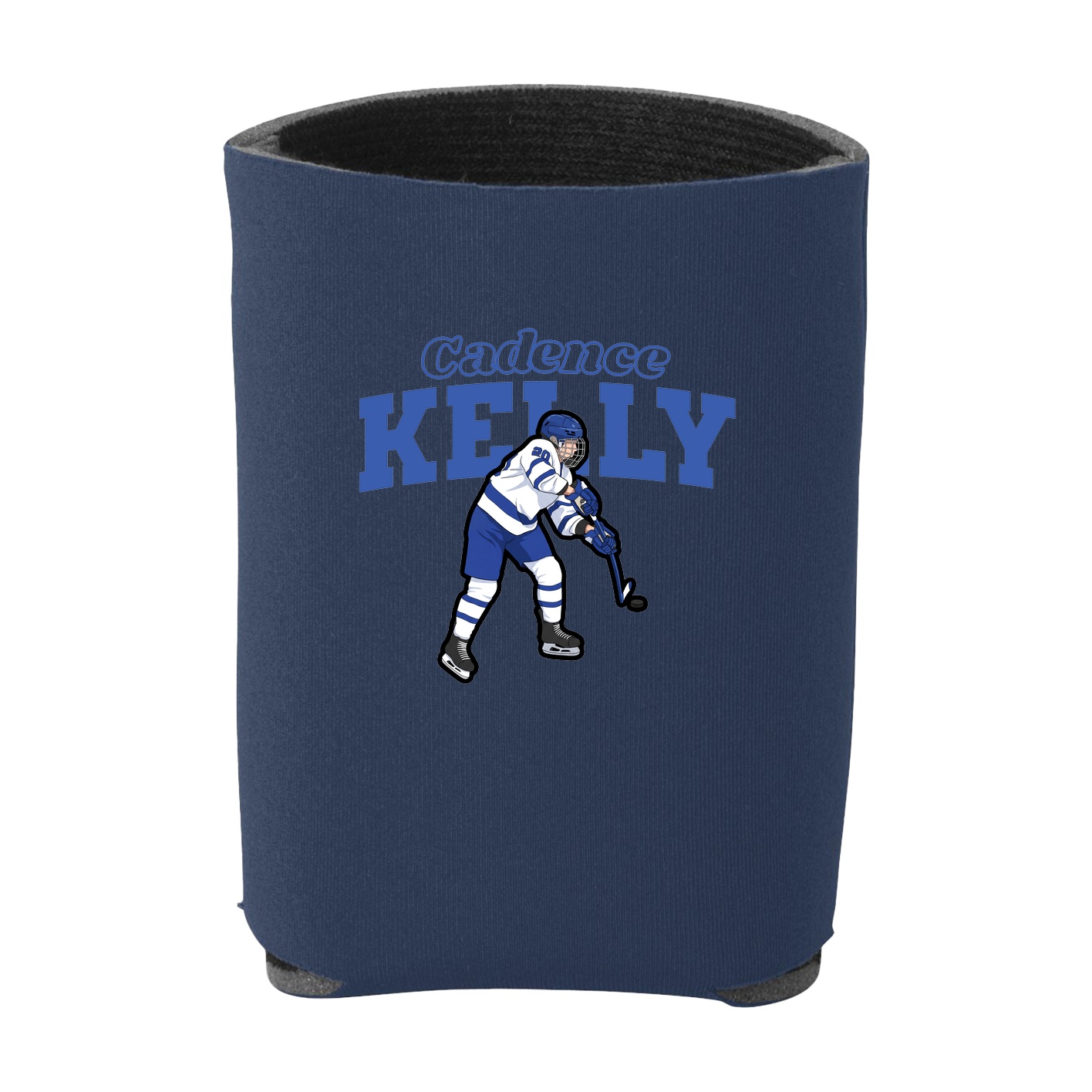 Can Holder — Name Arch in Navy
