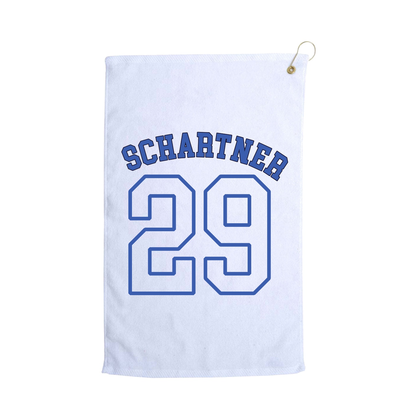 Golf Towel — Shirsey Arch in White