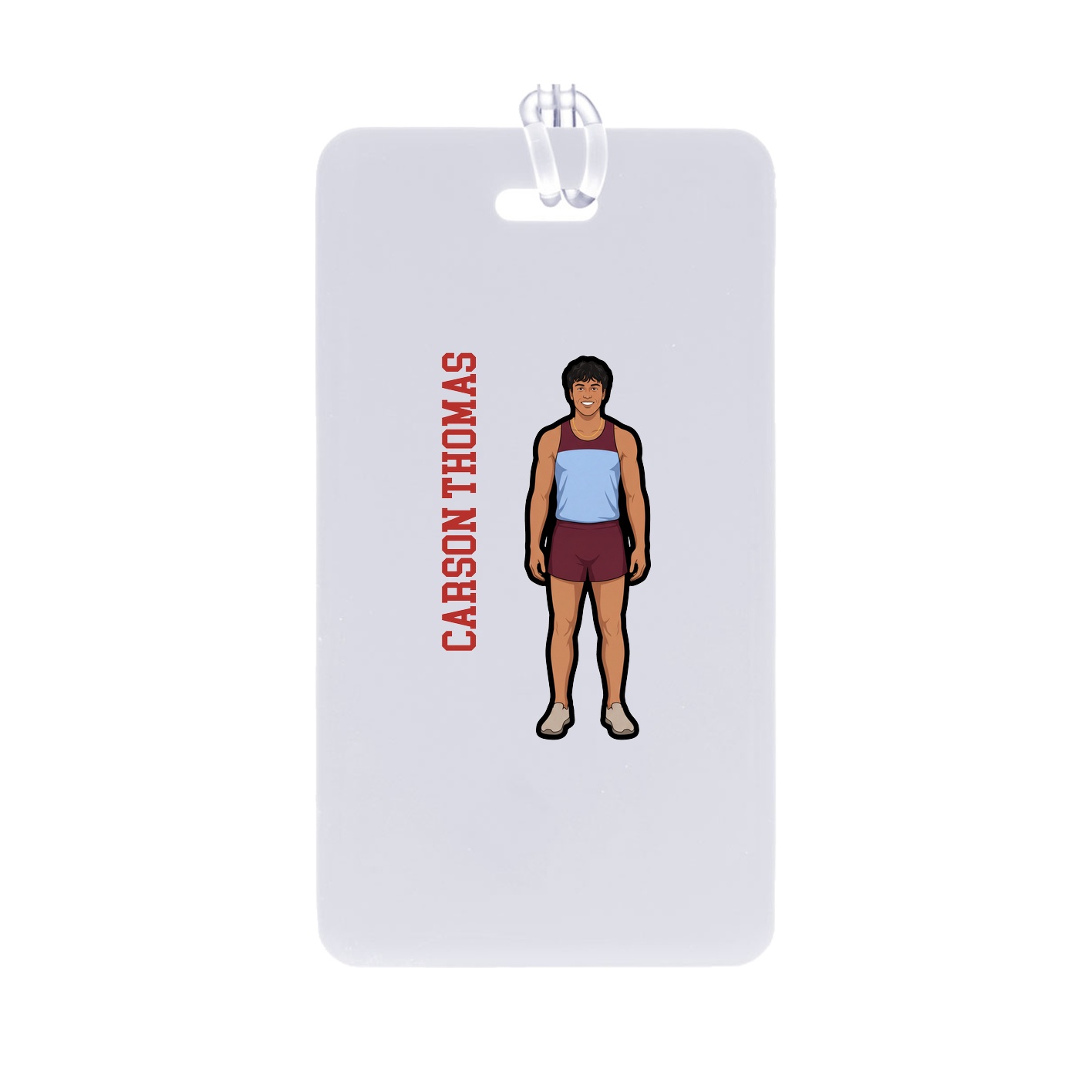 Bag Tag — Name Vertical in Classic
