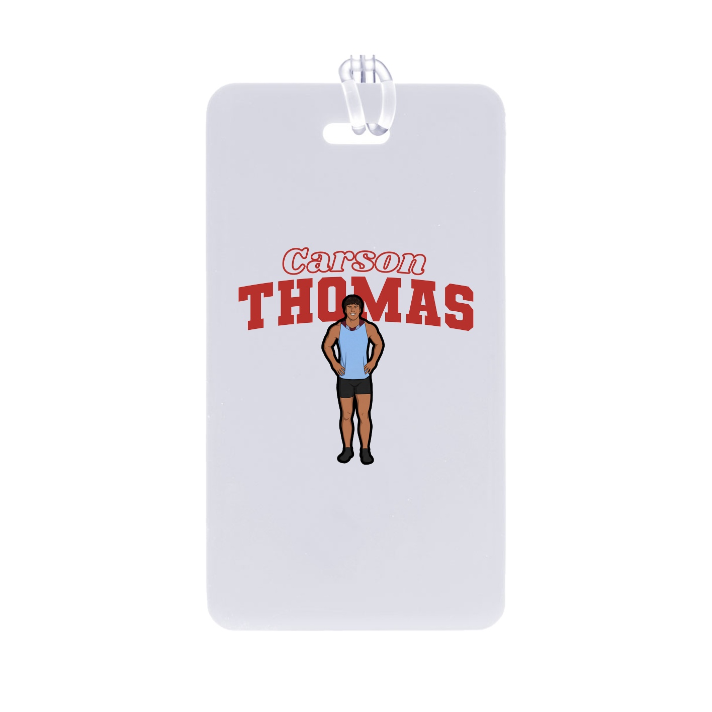 Bag Tag — Name Arch in Classic