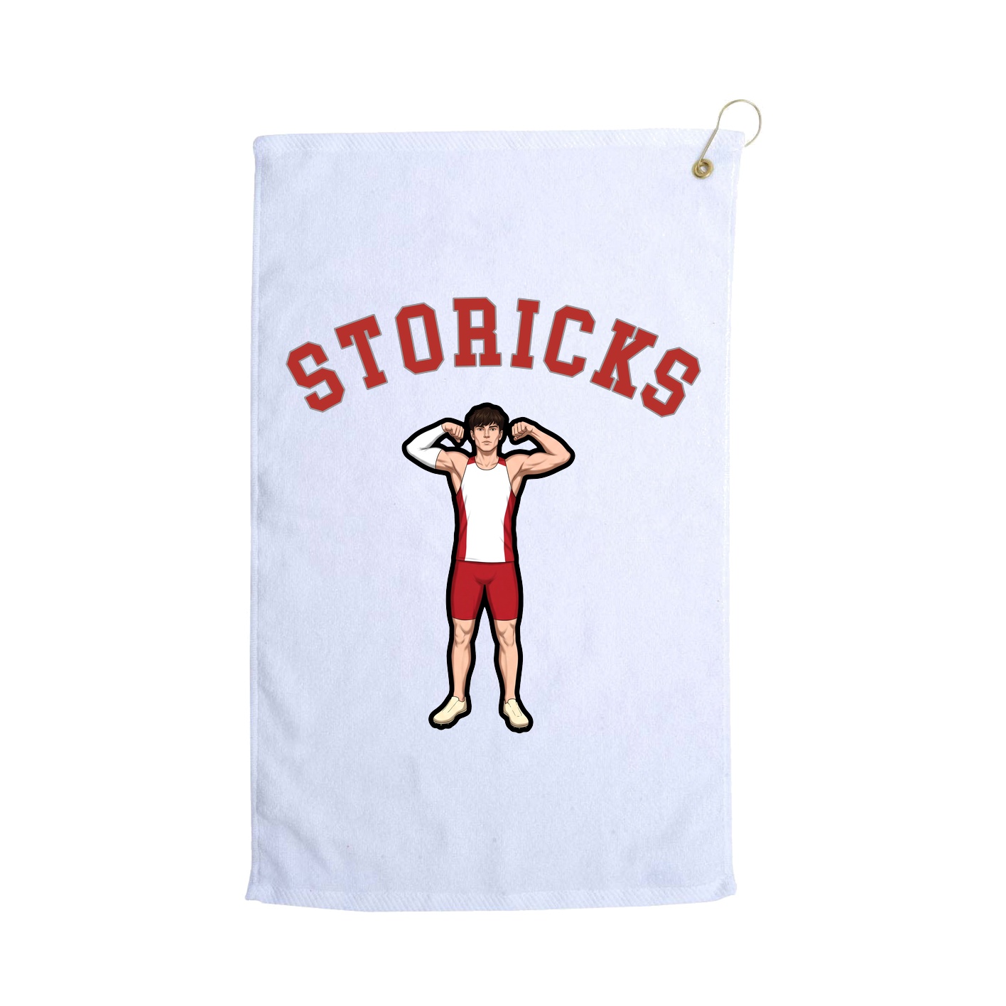 Golf Towel — Shirsey Arch in White