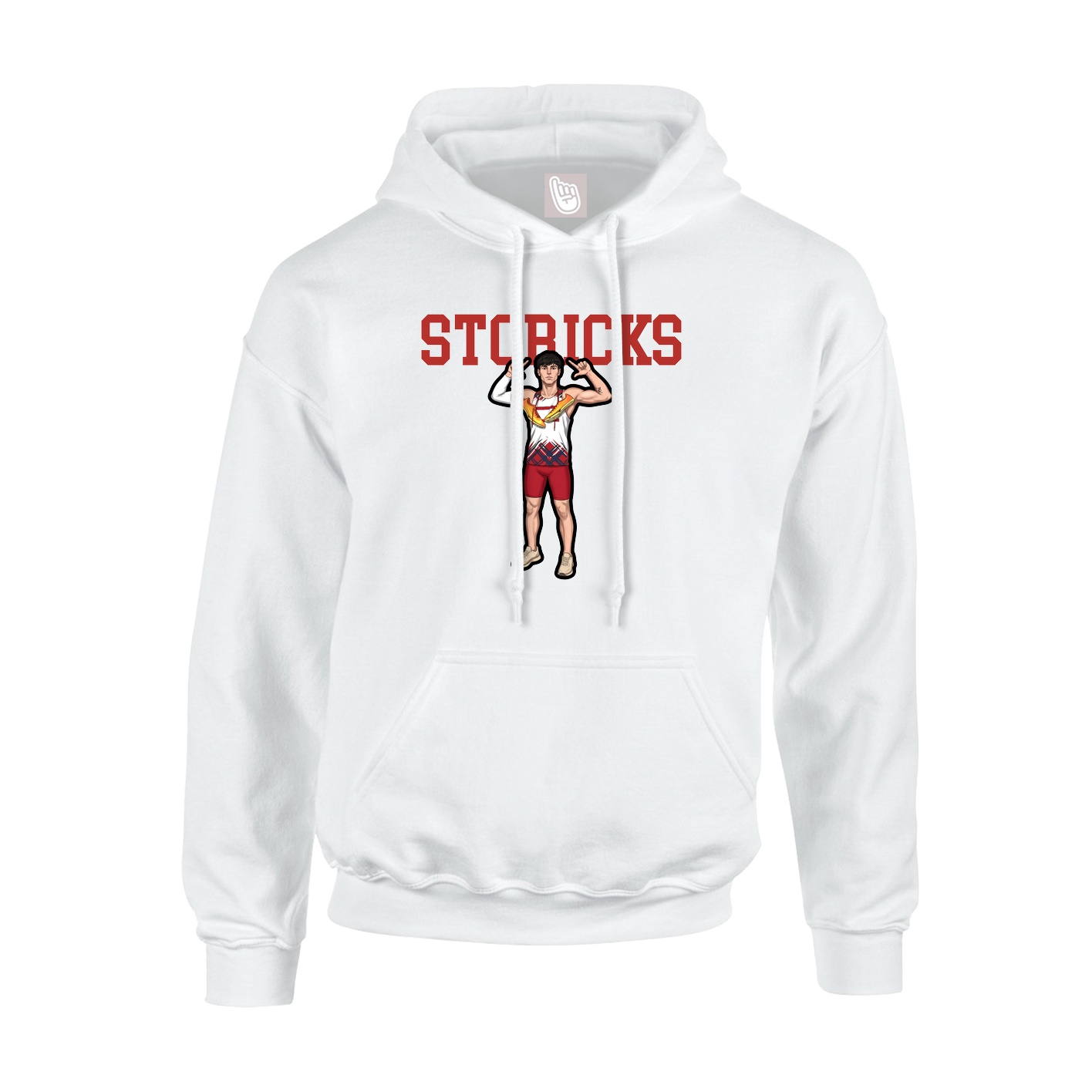 Youth Hoodie — Shirsey in White