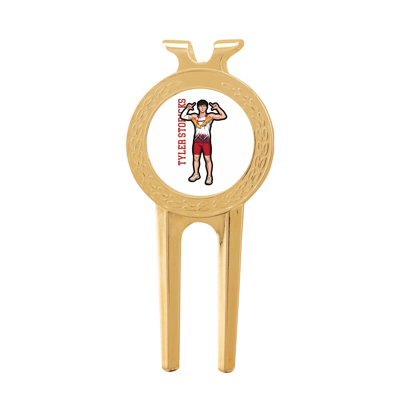 Divot Tool with Ball Marker — Name Vertical in Classic