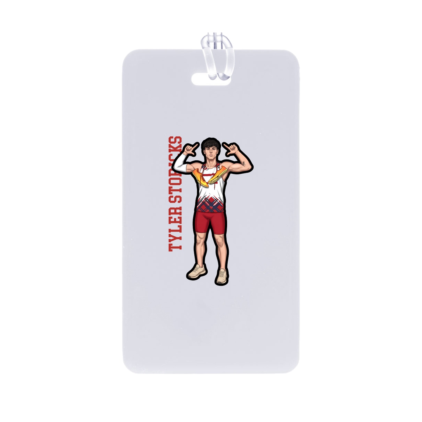 Bag Tag — Name Vertical in Classic