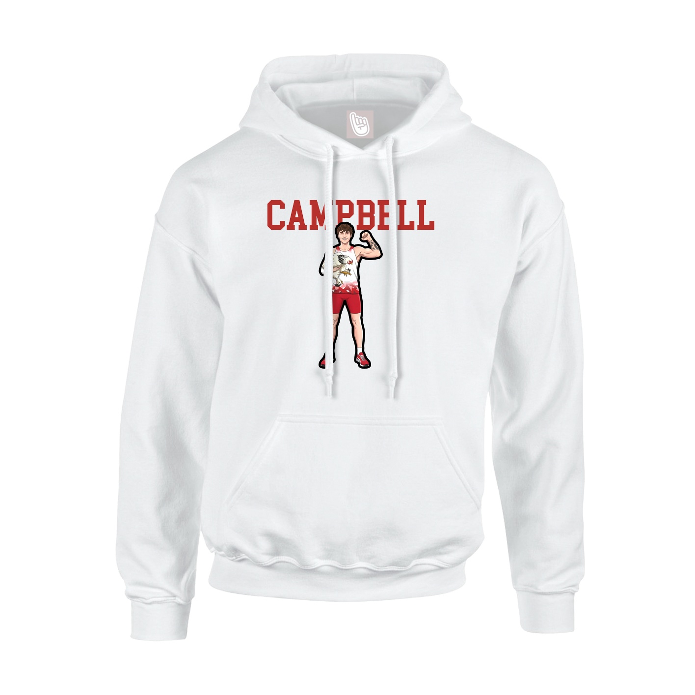 Hoodie — Shirsey in White