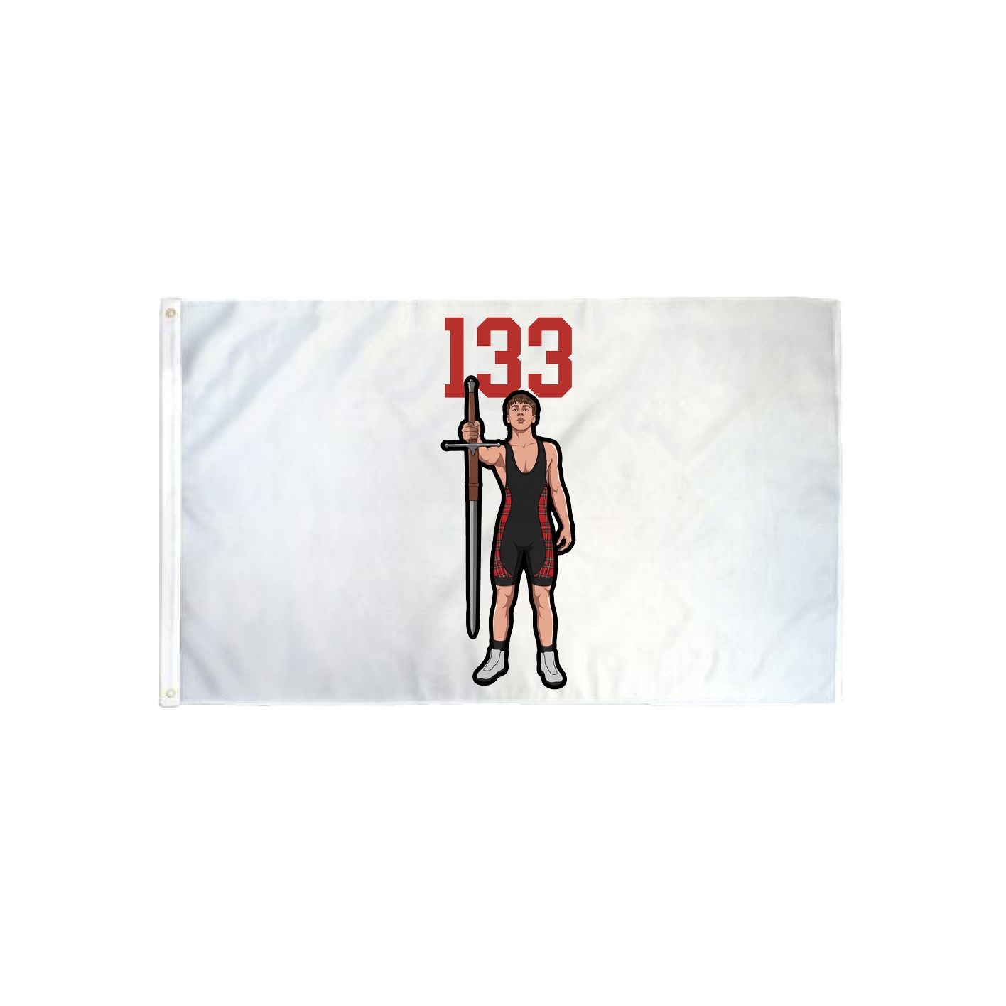 3x5 Flag — Number Top in Classic