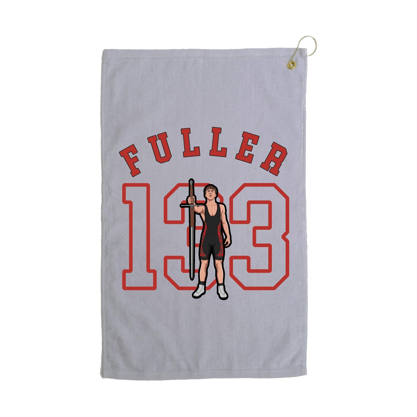 Golf Towel — Shirsey Arch in Grey