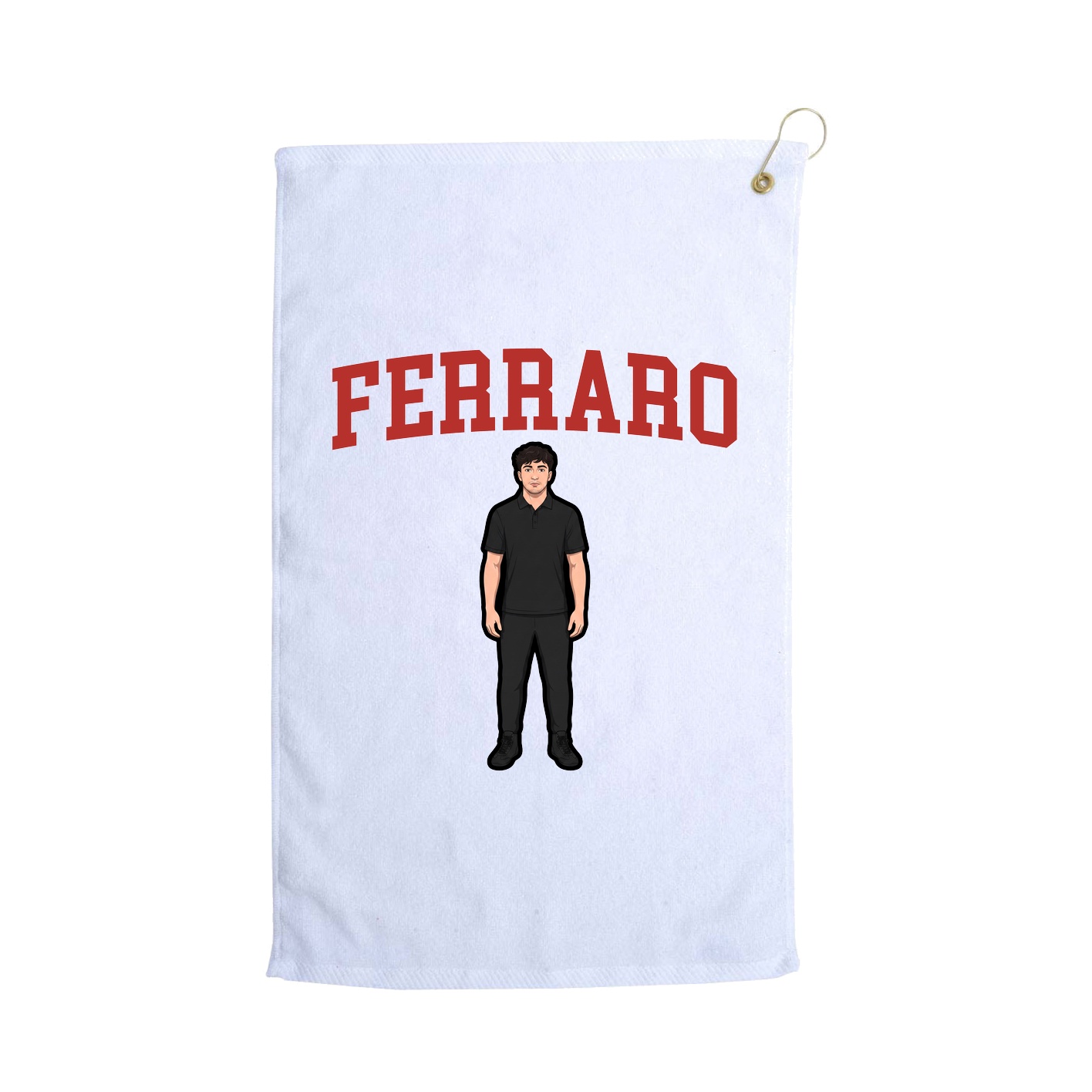 Golf Towel — Shirsey in White