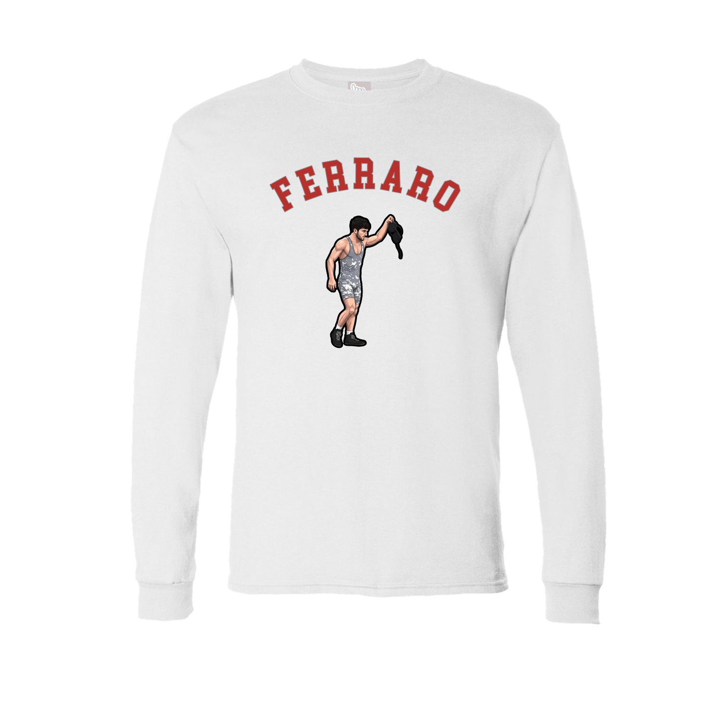 Long Sleeve Tee — Shirsey Arch in White