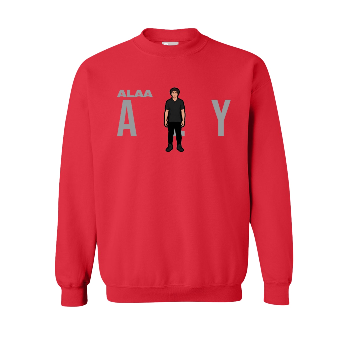 Fleece Crew — Player Name in Red