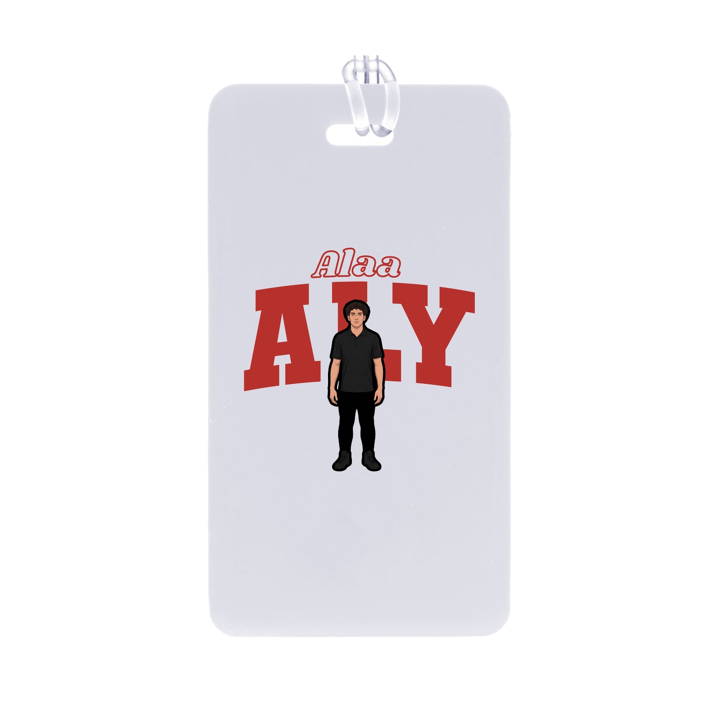 Bag Tag — Name Arch in Classic