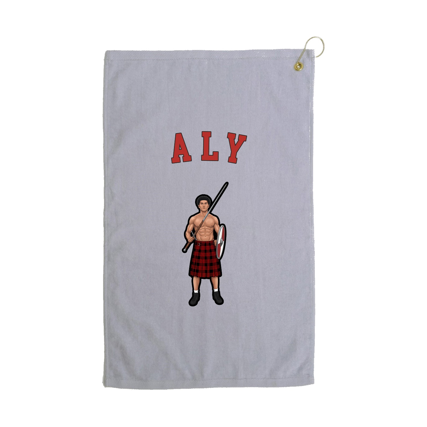 Golf Towel — Shirsey Arch in Grey