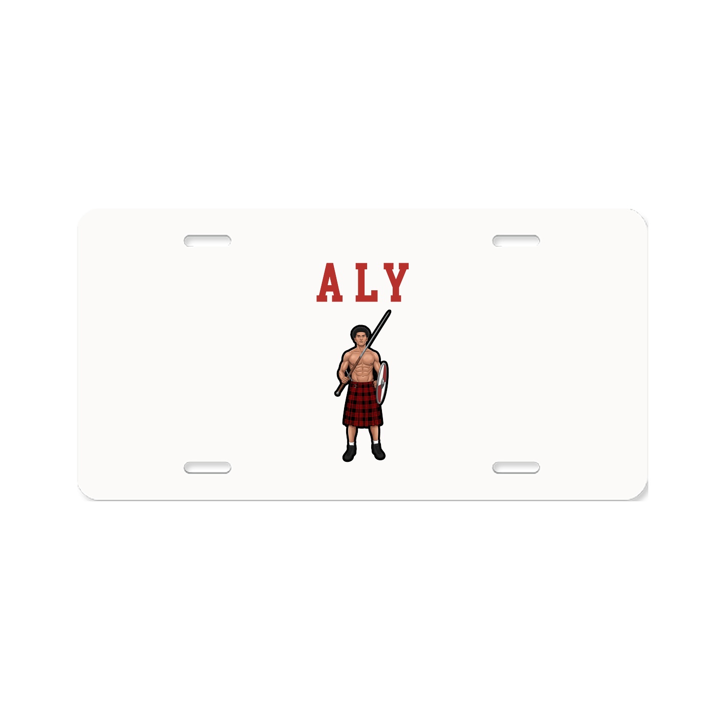 License Plate — Shirsey in Classic