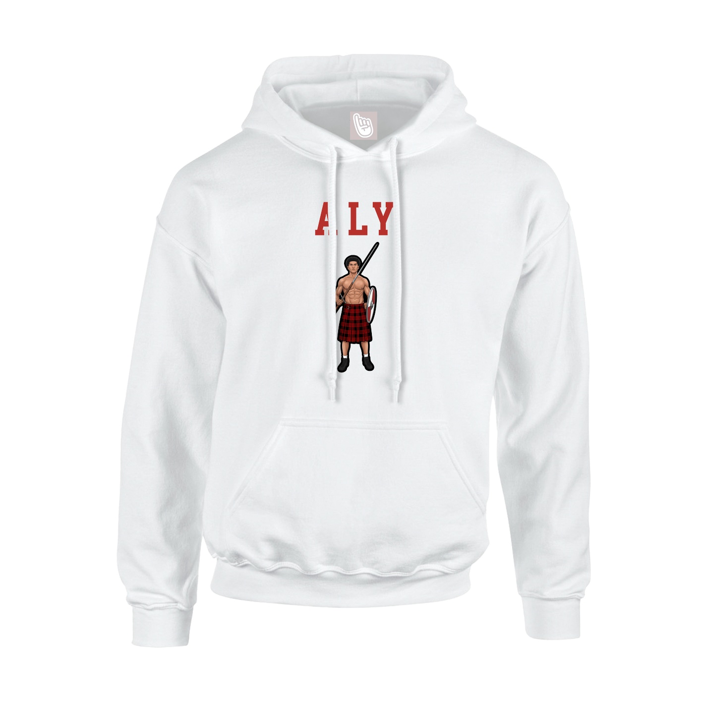 Youth Hoodie — Shirsey in White