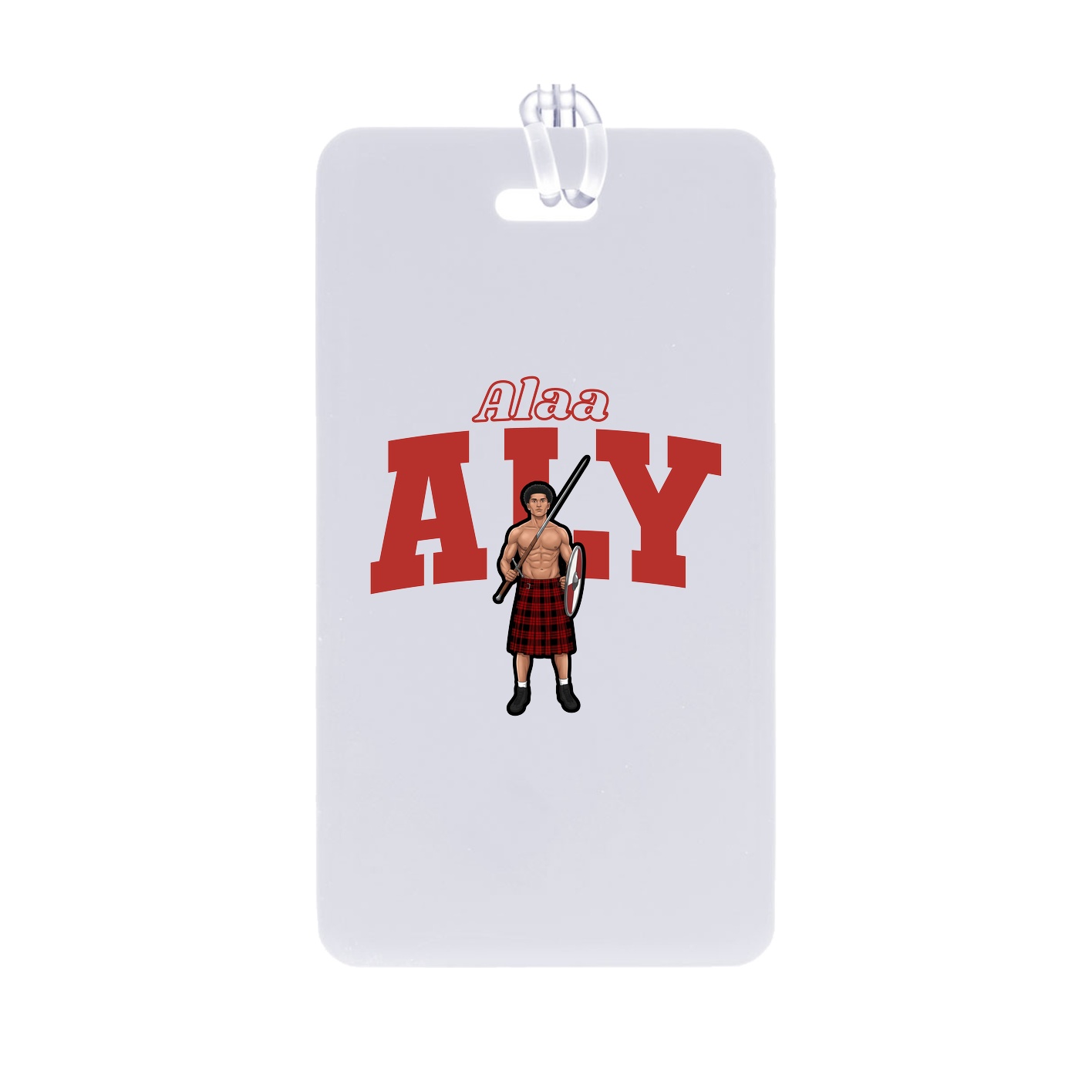 Bag Tag — Name Arch in Classic