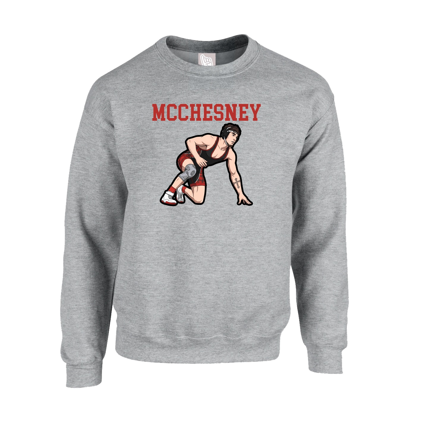 Fleece Crew — Shirsey in Grey