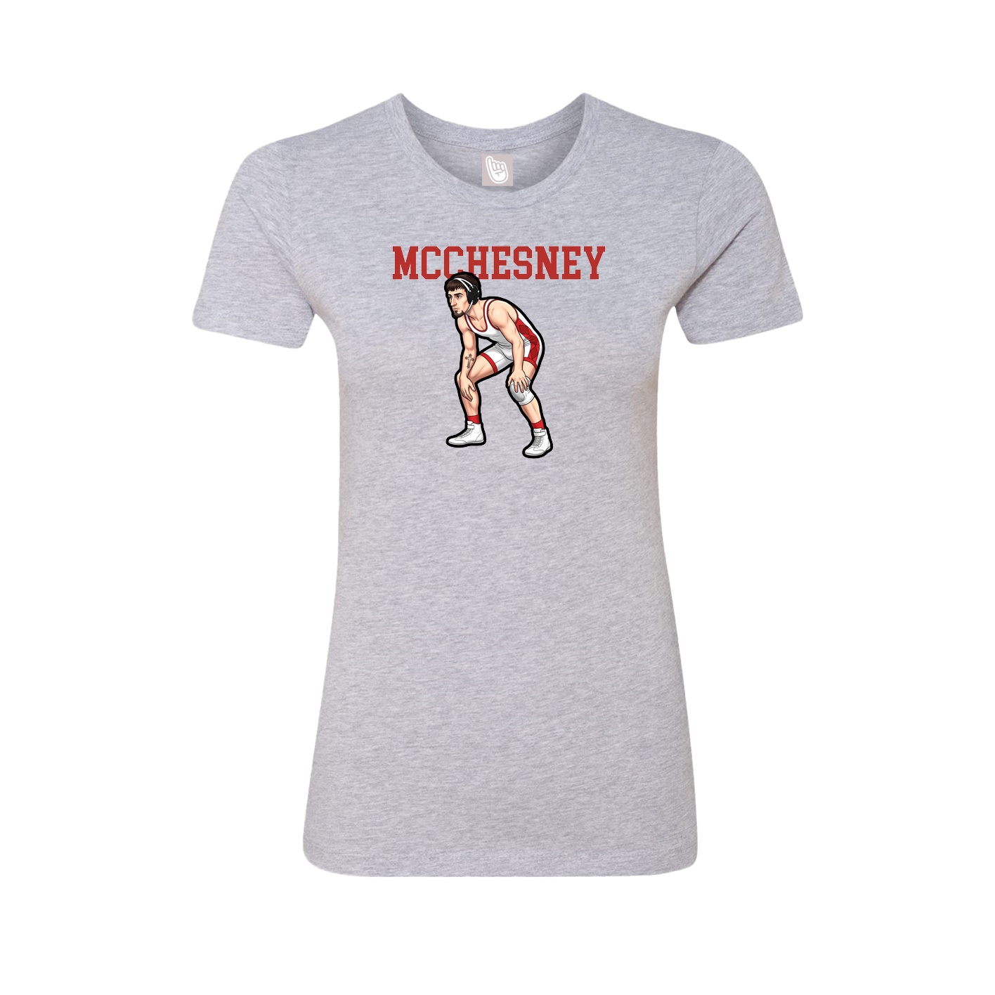 Fitted Women's Tee — Shirsey in Grey