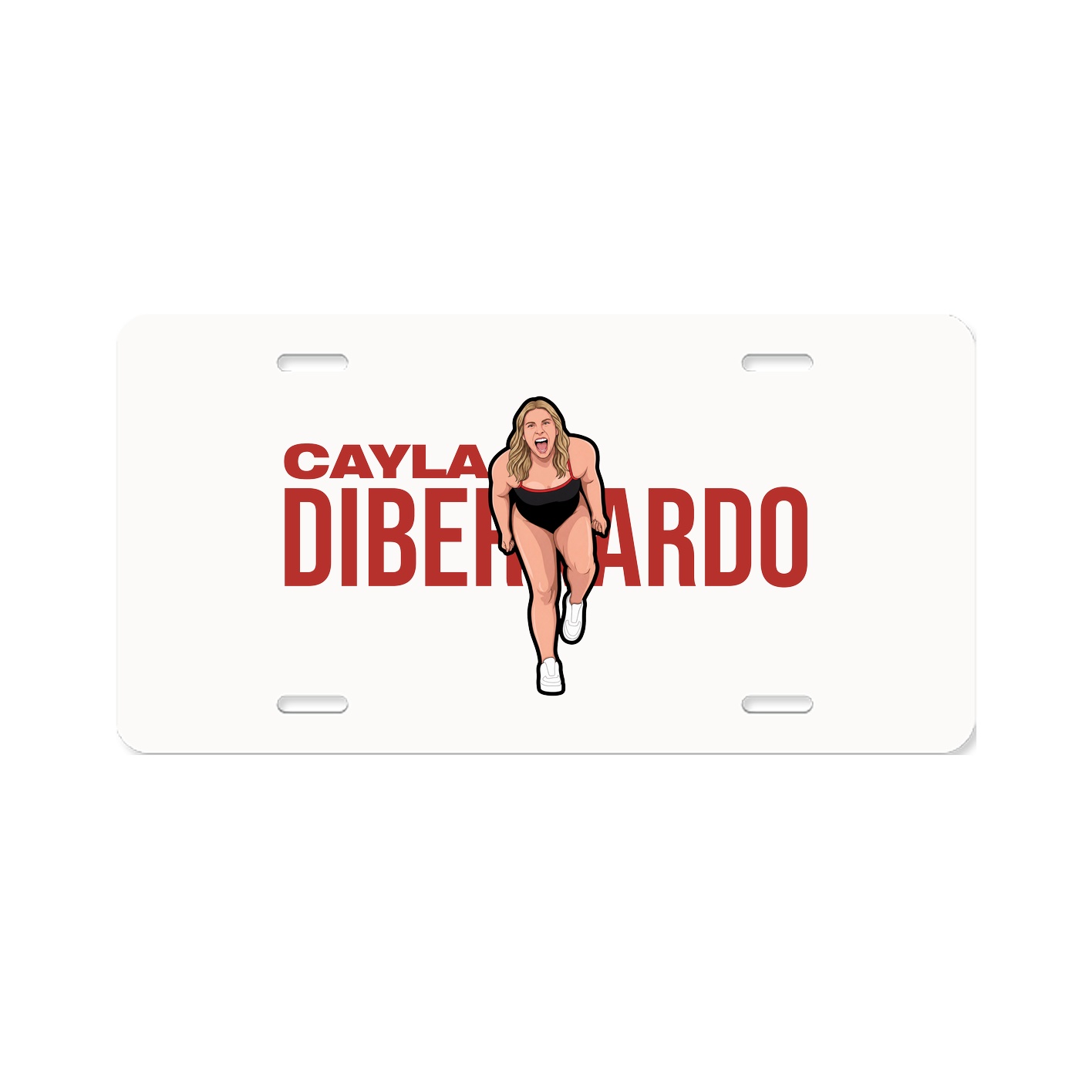 License Plate — Player Name in Classic