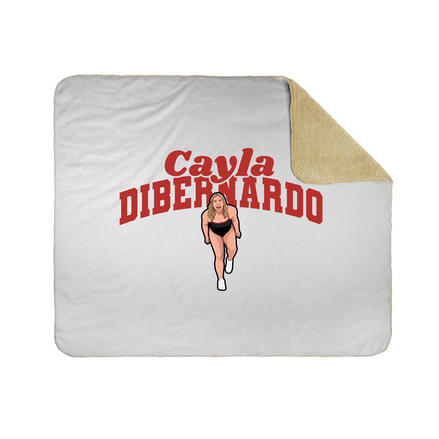 Throw Blanket — Signature Arch in White