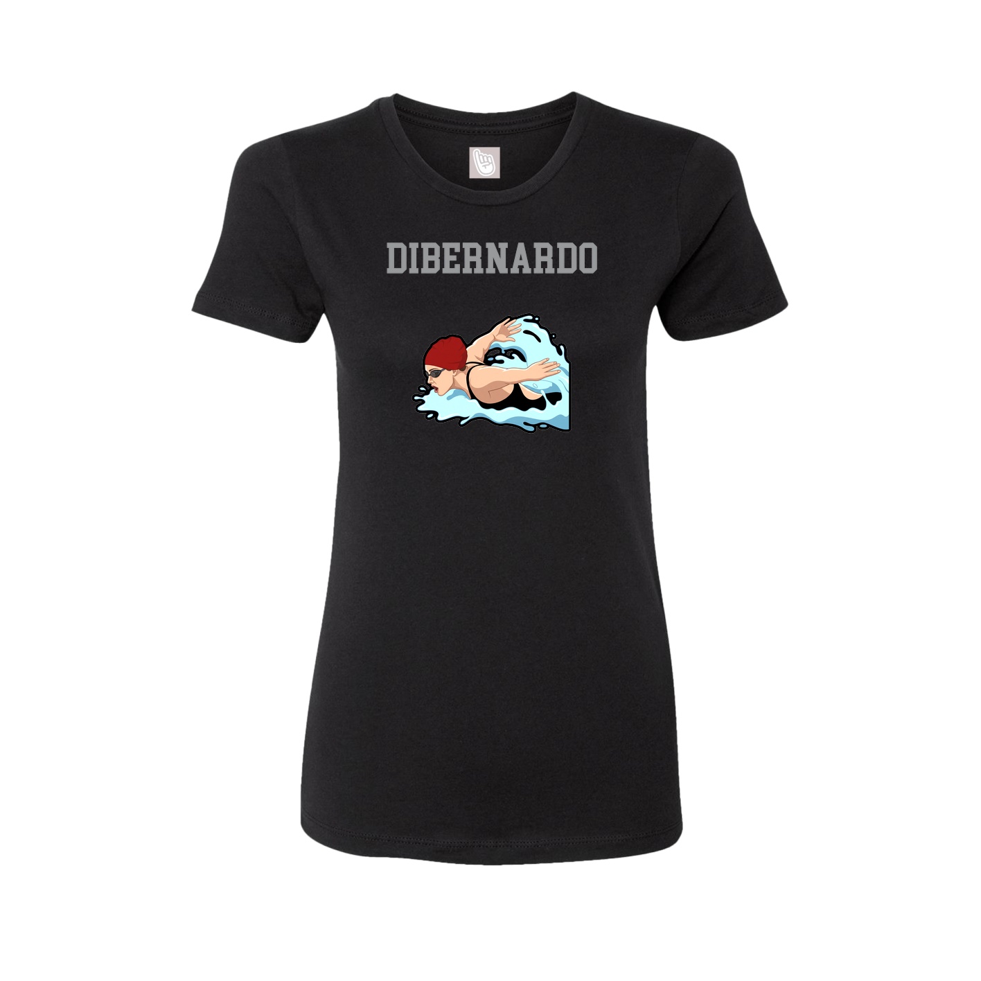 Fitted Women's Tee — Shirsey in Black