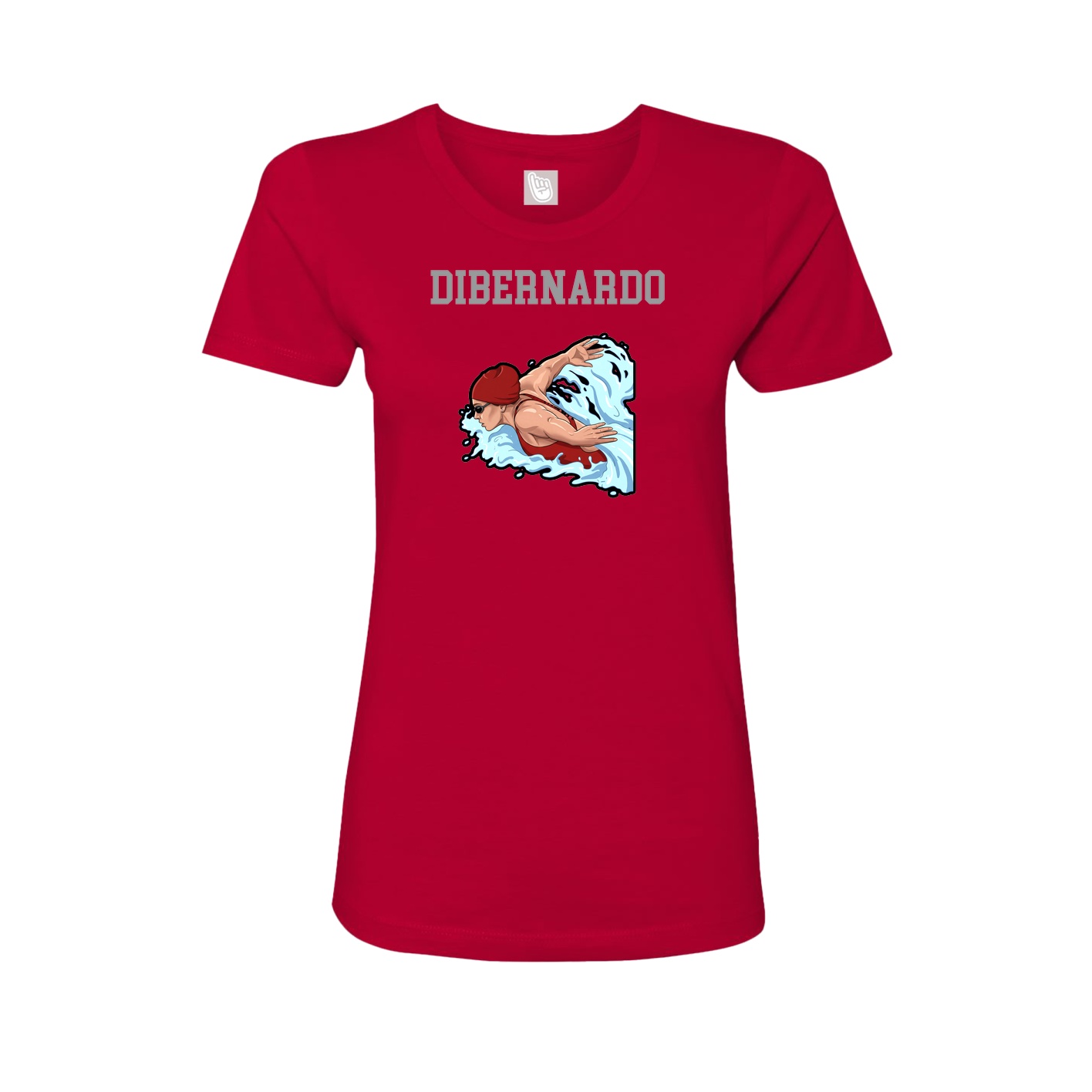 Fitted Women's Tee — Shirsey in Red