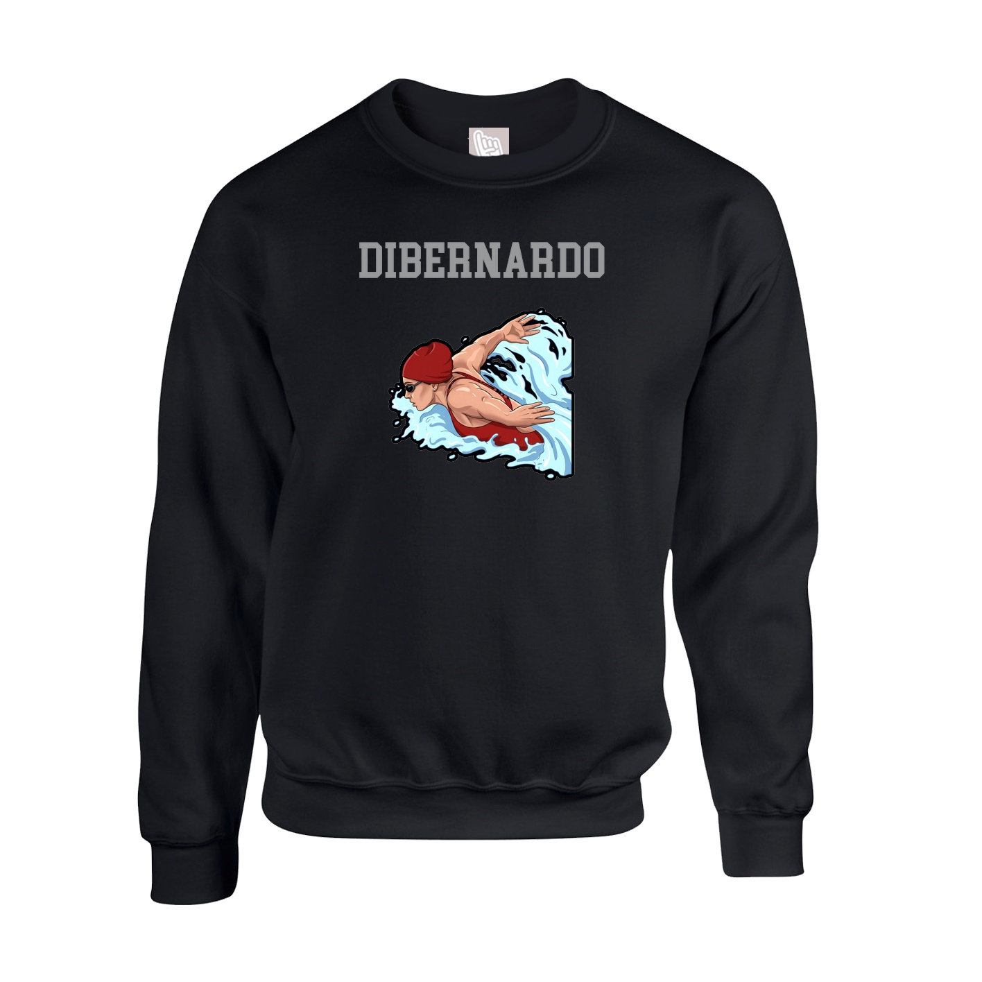 Fleece Crew — Shirsey in Black