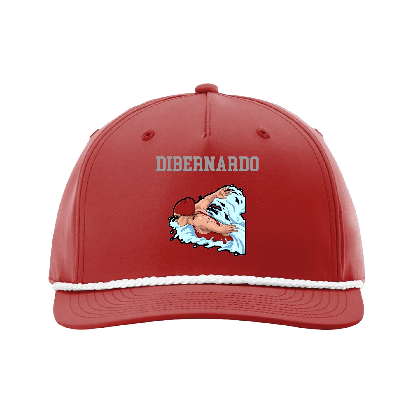 Five-Panel Classic Rope Cap — Shirsey in Red