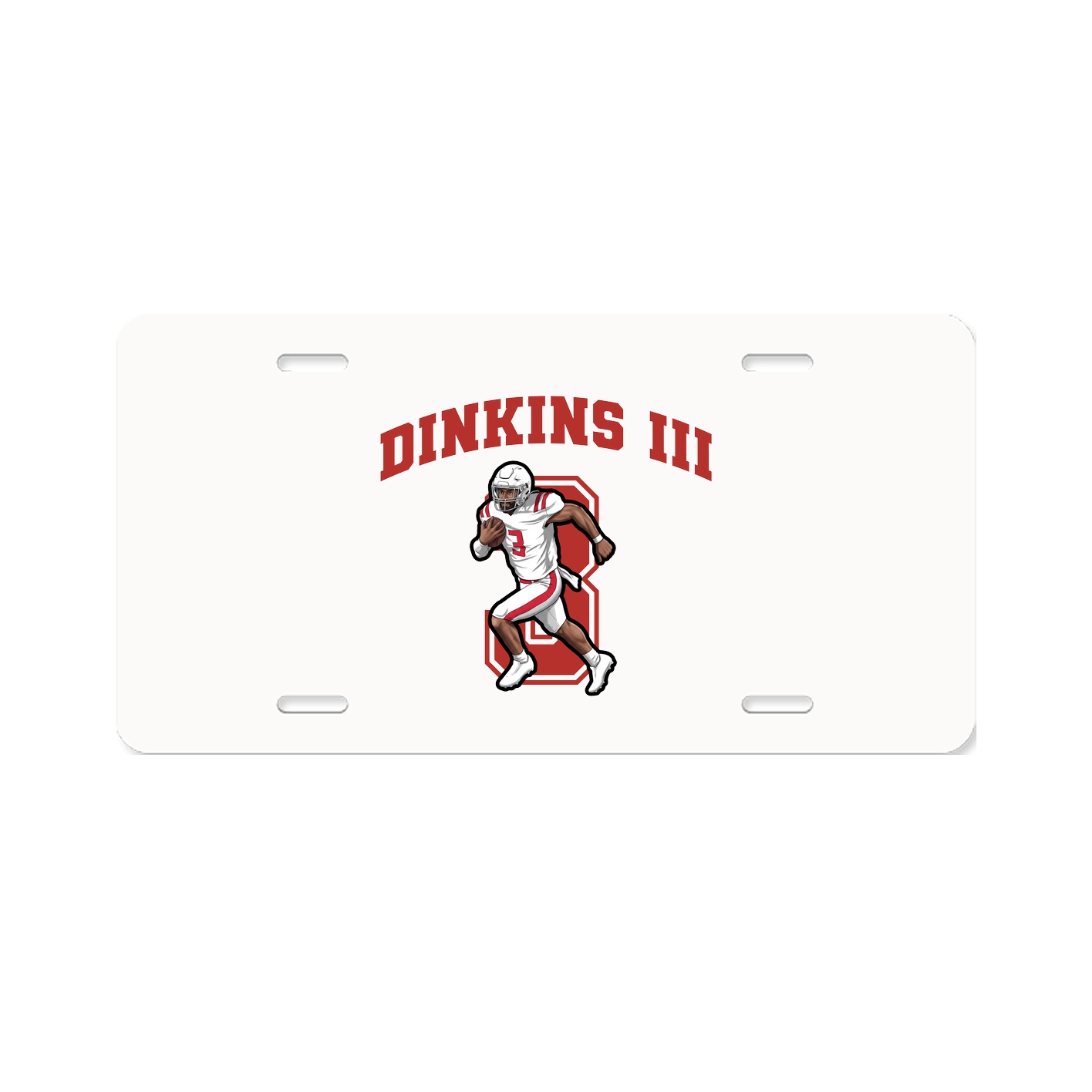 License Plate — Number in Classic