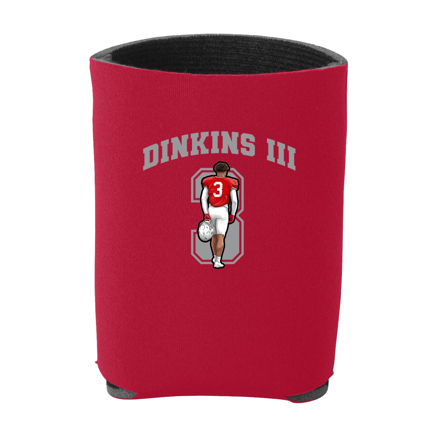 Can Holder — Number in Red