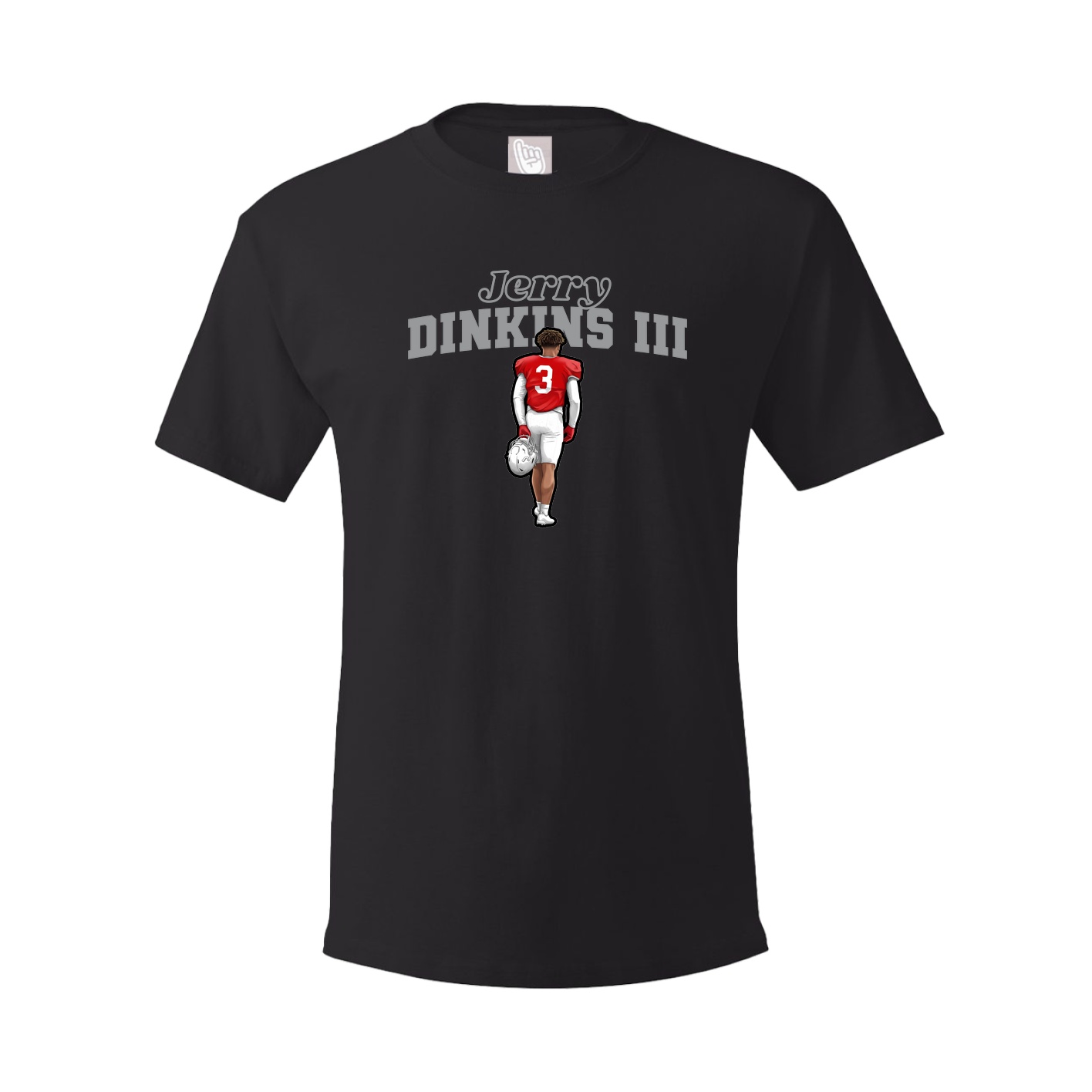 Youth Tee — Name Arch in Black