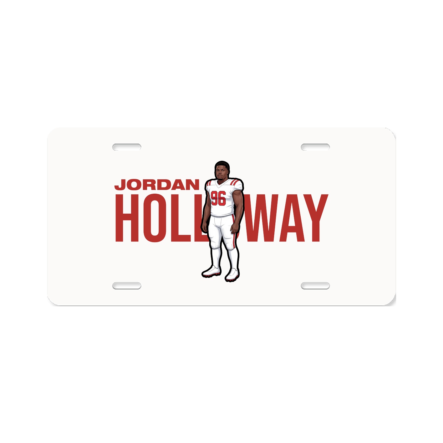License Plate — Player Name in Classic