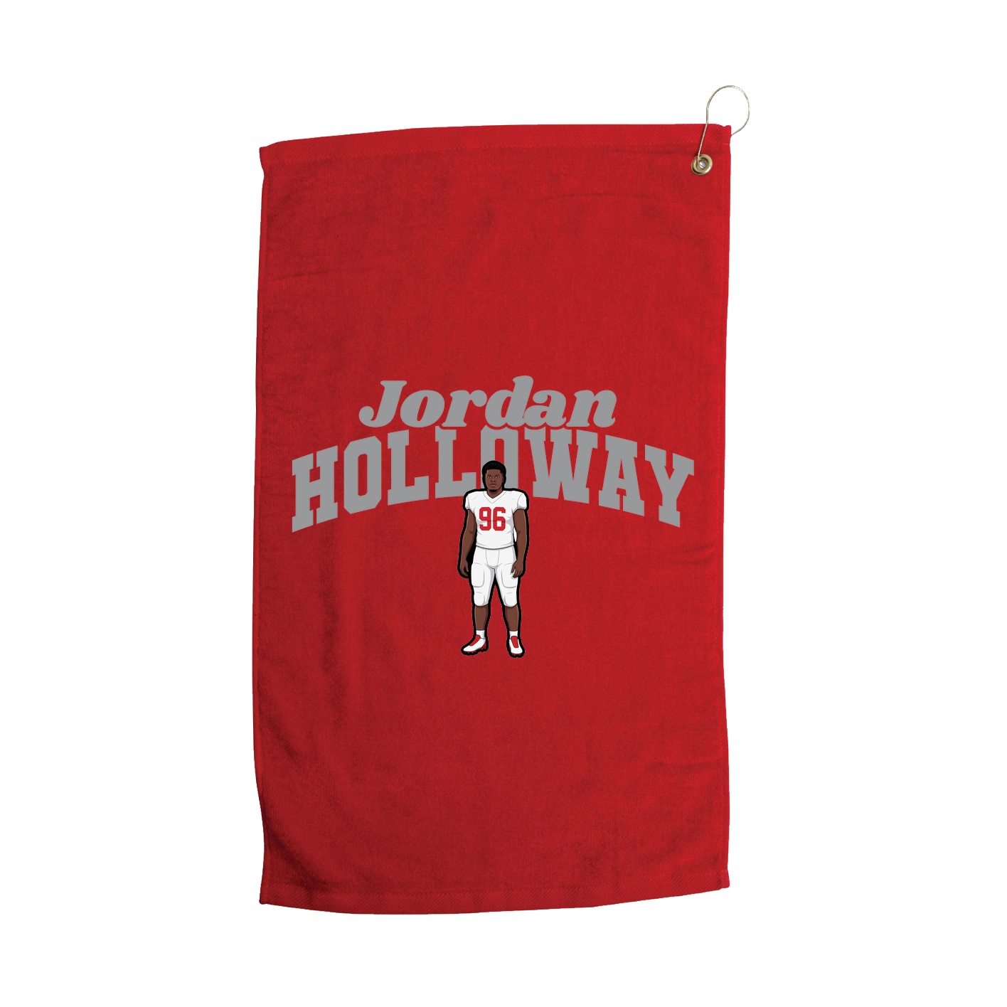 Golf Towel — Signature Arch in Red