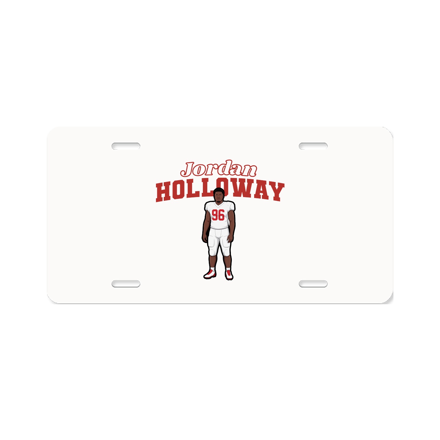License Plate — Name Arch in Classic