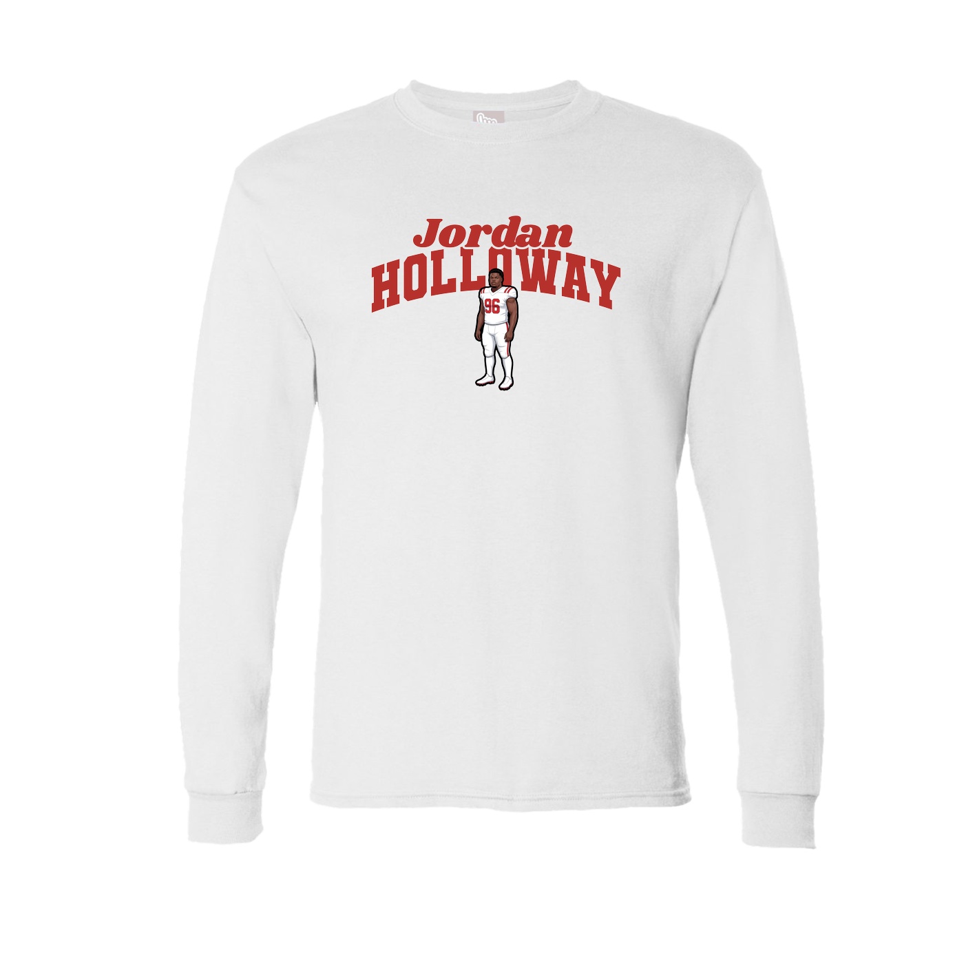 Long Sleeve Tee — Signature Arch in White
