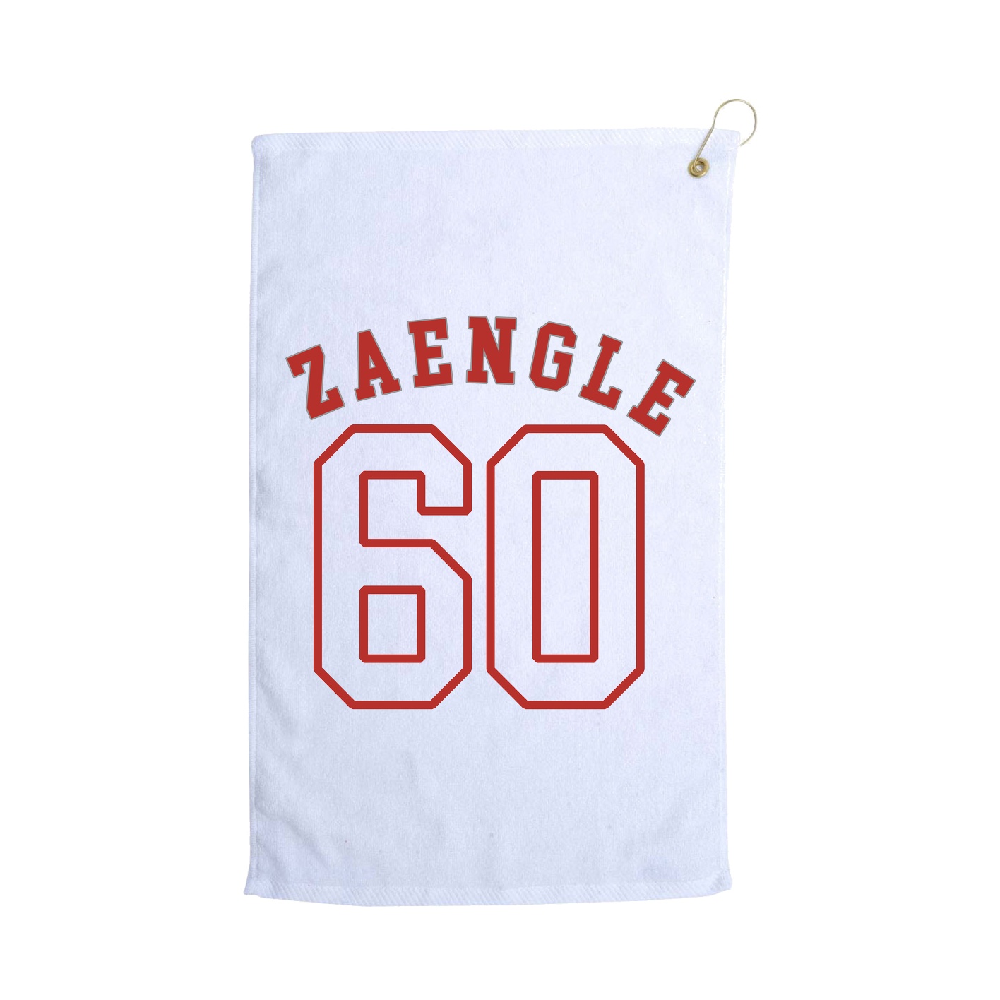 Golf Towel — Shirsey Arch in White