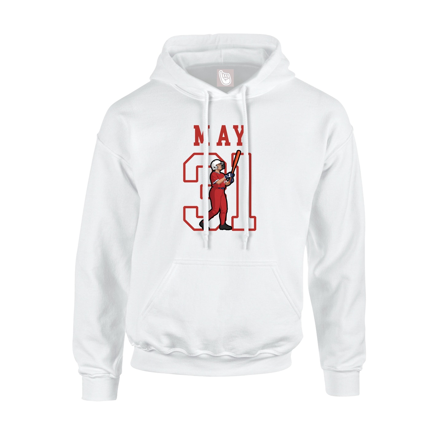 Hoodie — Shirsey in White