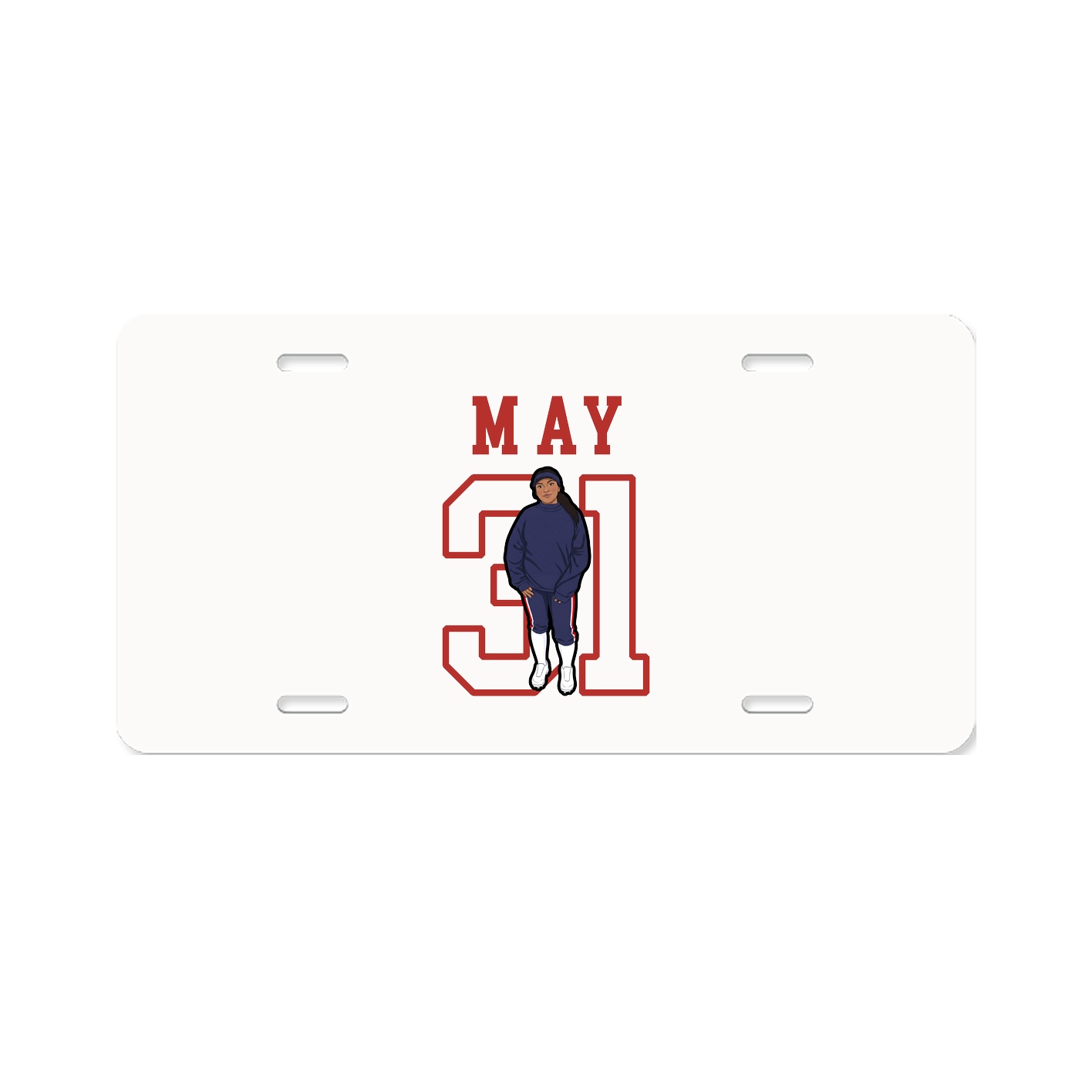 License Plate — Shirsey in Classic