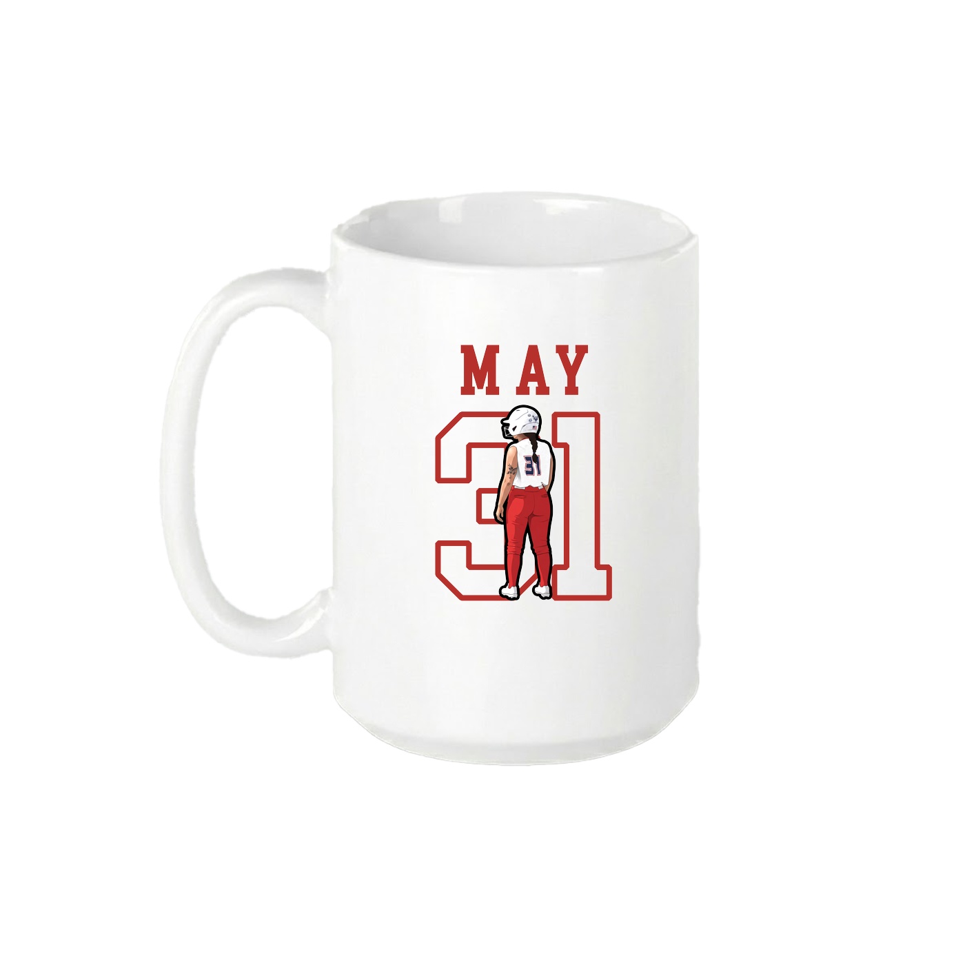 15oz Coffee Mug — Shirsey in White